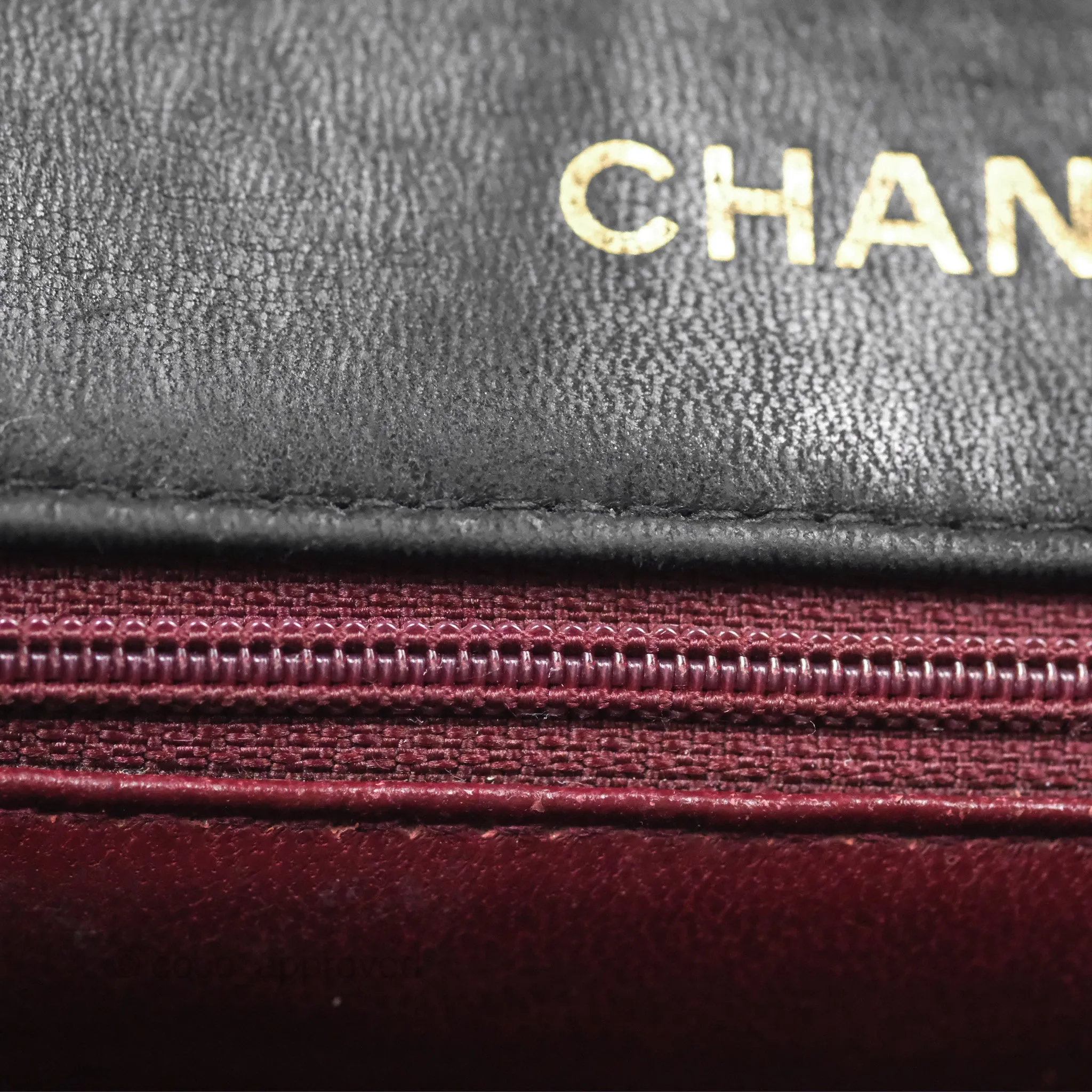 Chanel Vintage Mini Square Black Lambskin 24K Gold Hardware