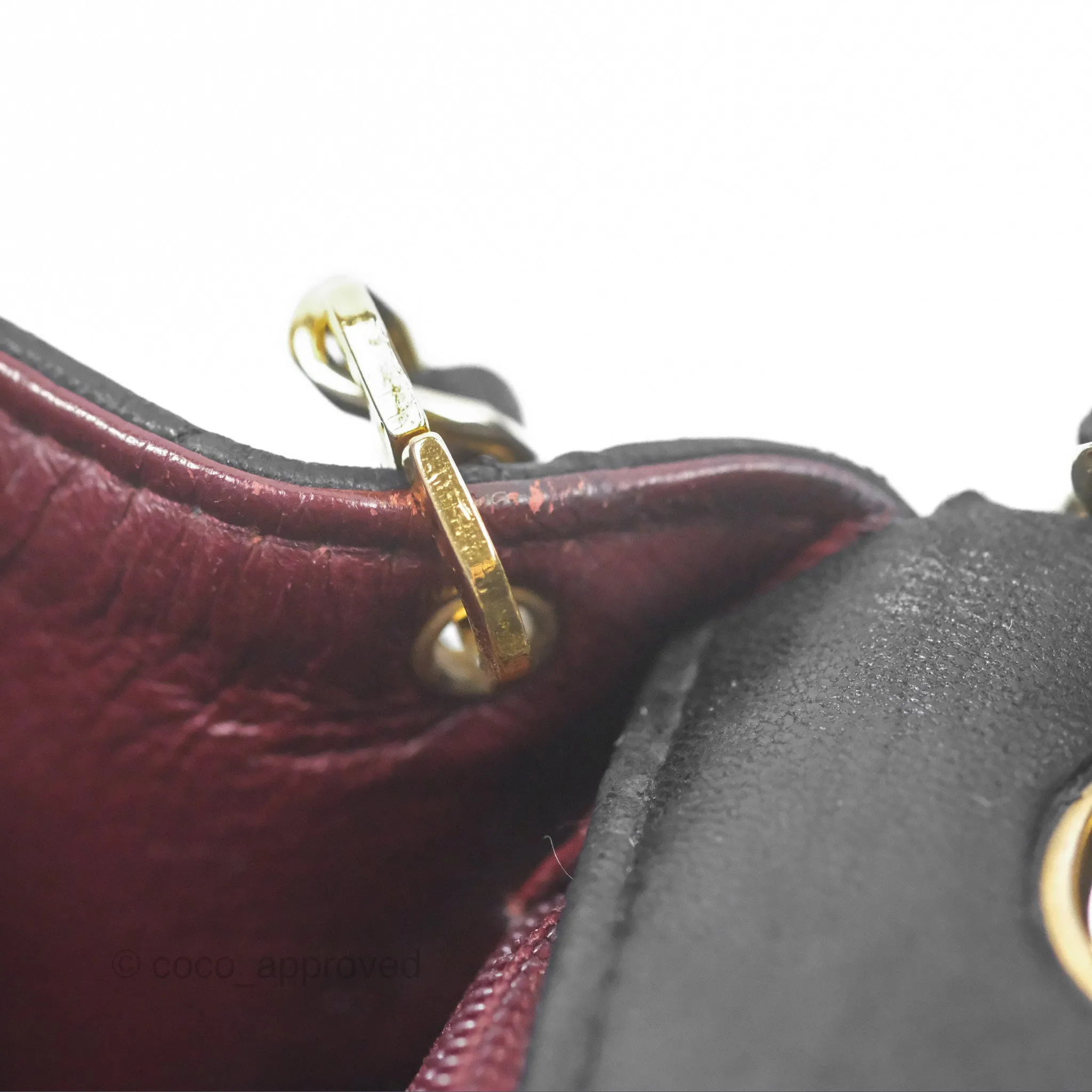 Chanel Vintage Mini Square Black Lambskin 24K Gold Hardware