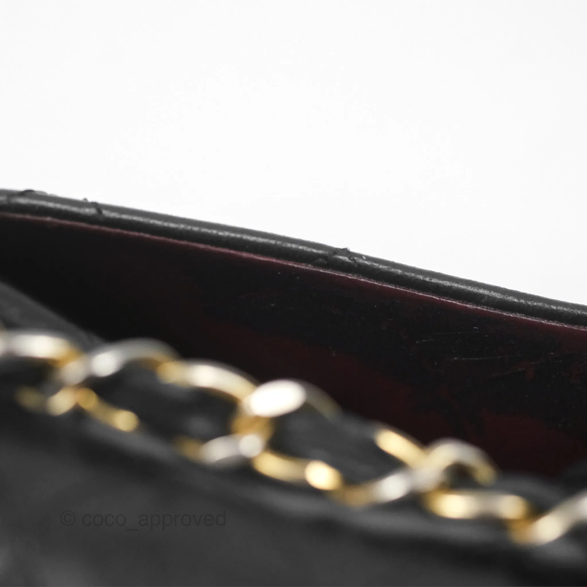 Chanel Vintage Mini Square Black Lambskin 24K Gold Hardware