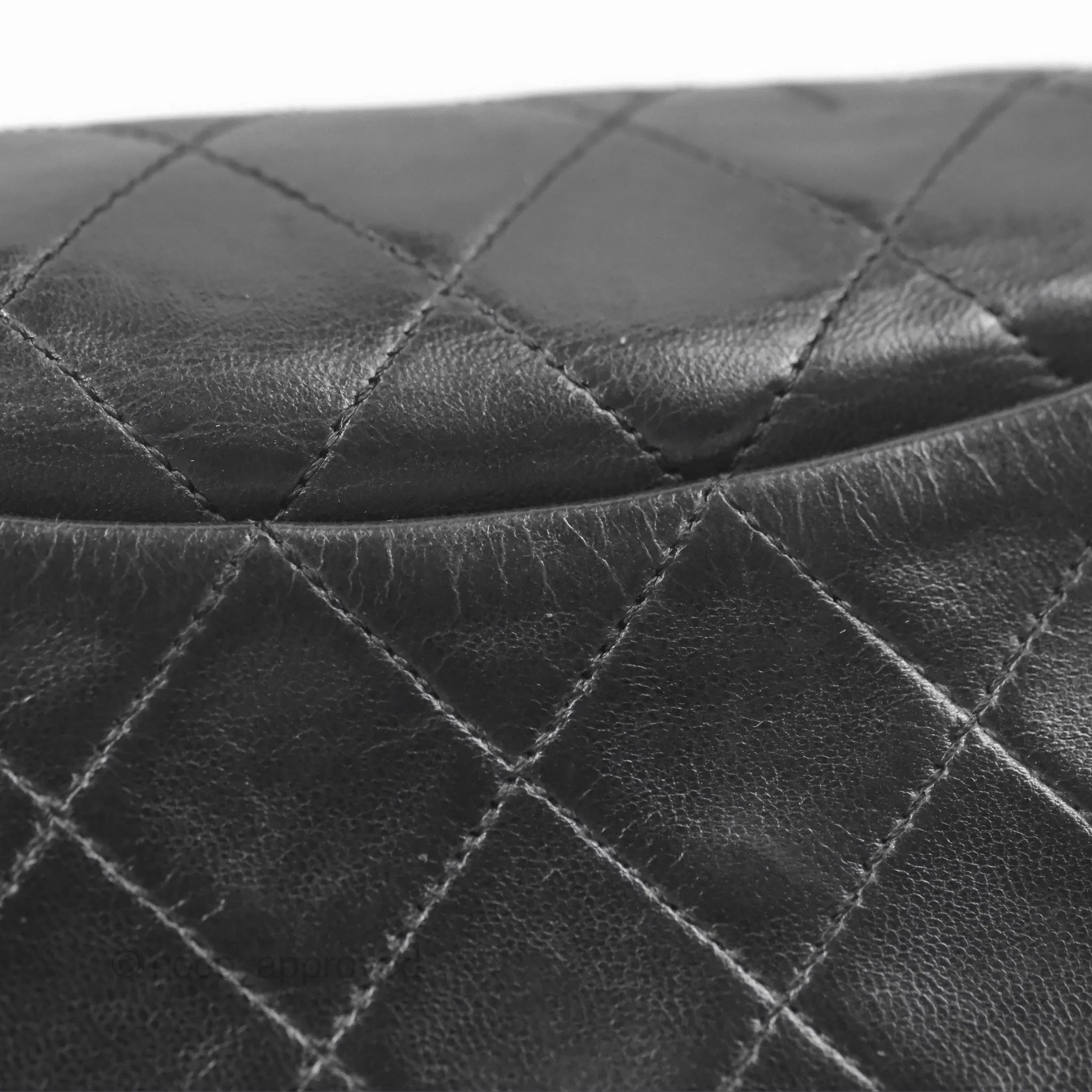 Chanel Vintage Mini Square Black Lambskin 24K Gold Hardware