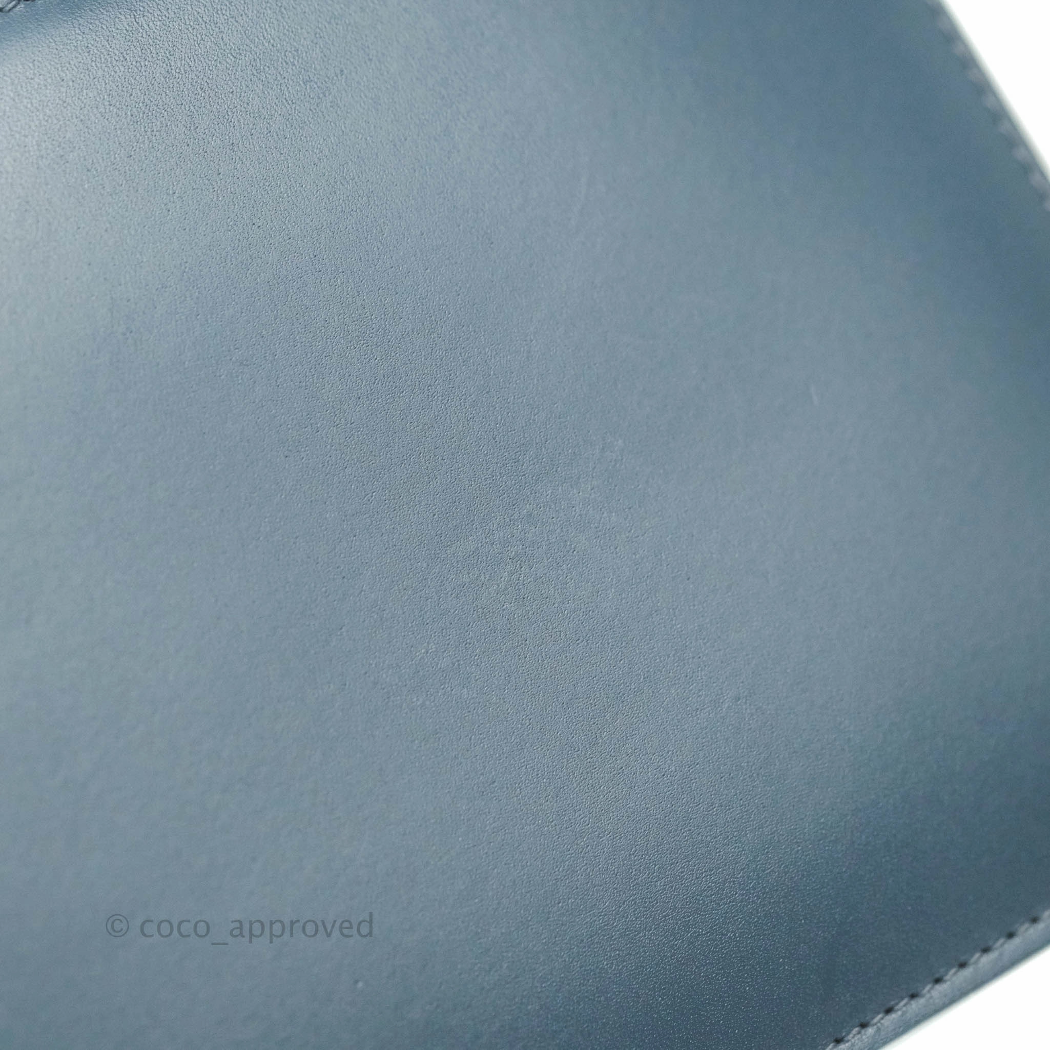Christian Dior 30 Montaigne Bag Blue Calfskin Gold Hardware