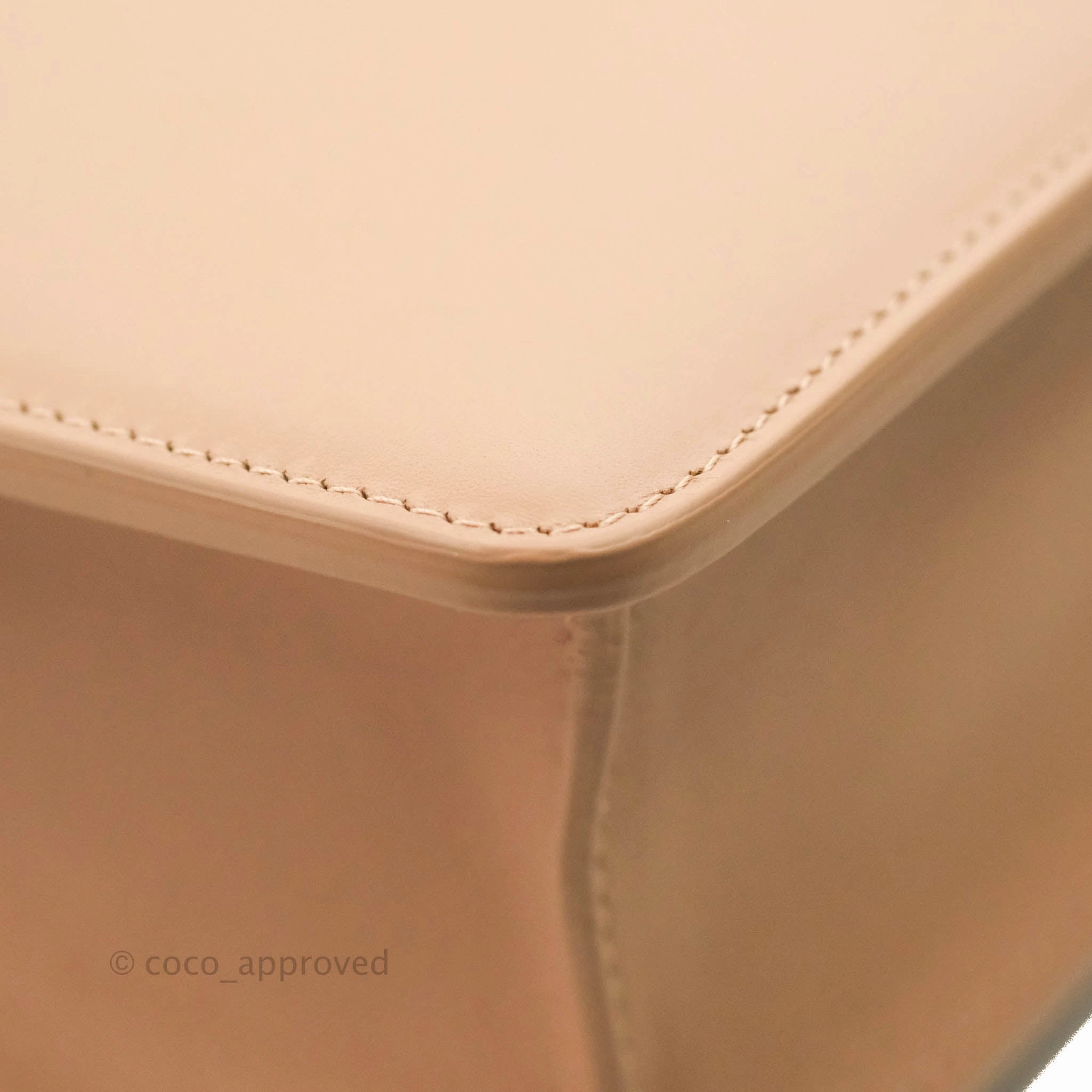 Christian Dior 30 Montaigne Bag Rose Beige Calfskin Gold Hardware
