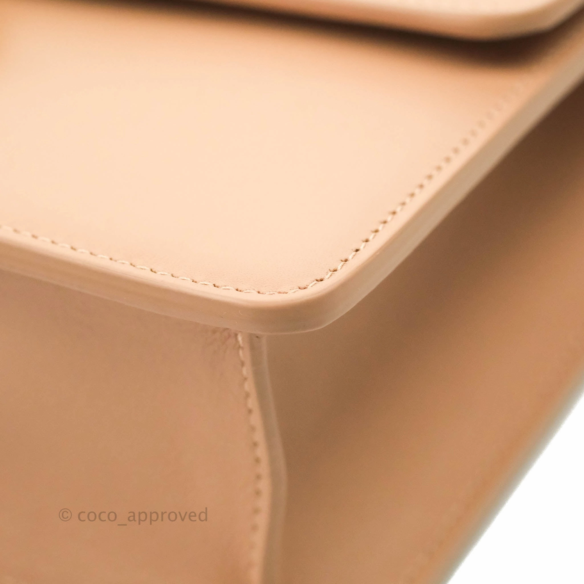 Christian Dior 30 Montaigne Bag Rose Beige Calfskin Gold Hardware