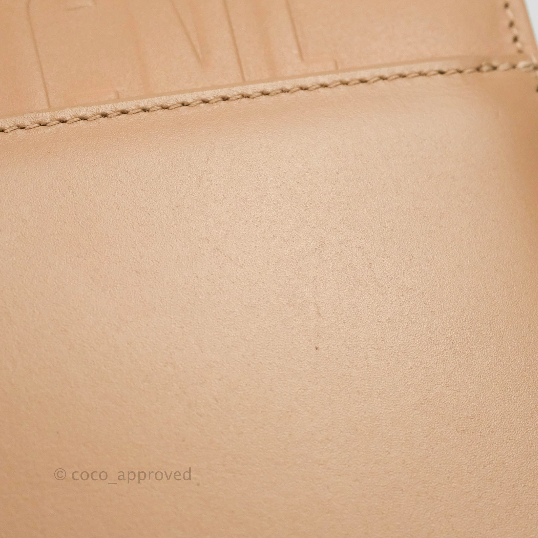 Christian Dior 30 Montaigne Bag Rose Beige Calfskin Gold Hardware