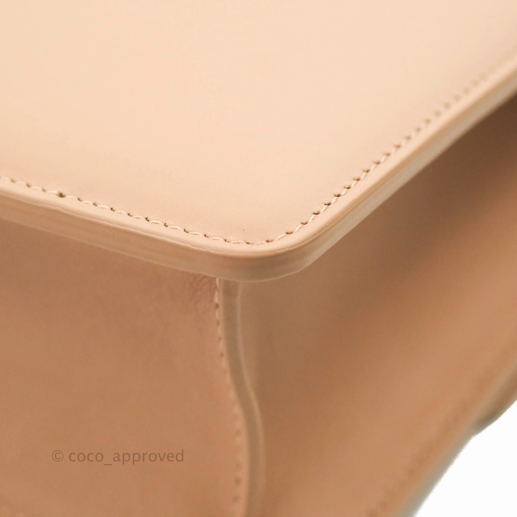 Christian Dior 30 Montaigne Bag Rose Beige Calfskin Gold Hardware