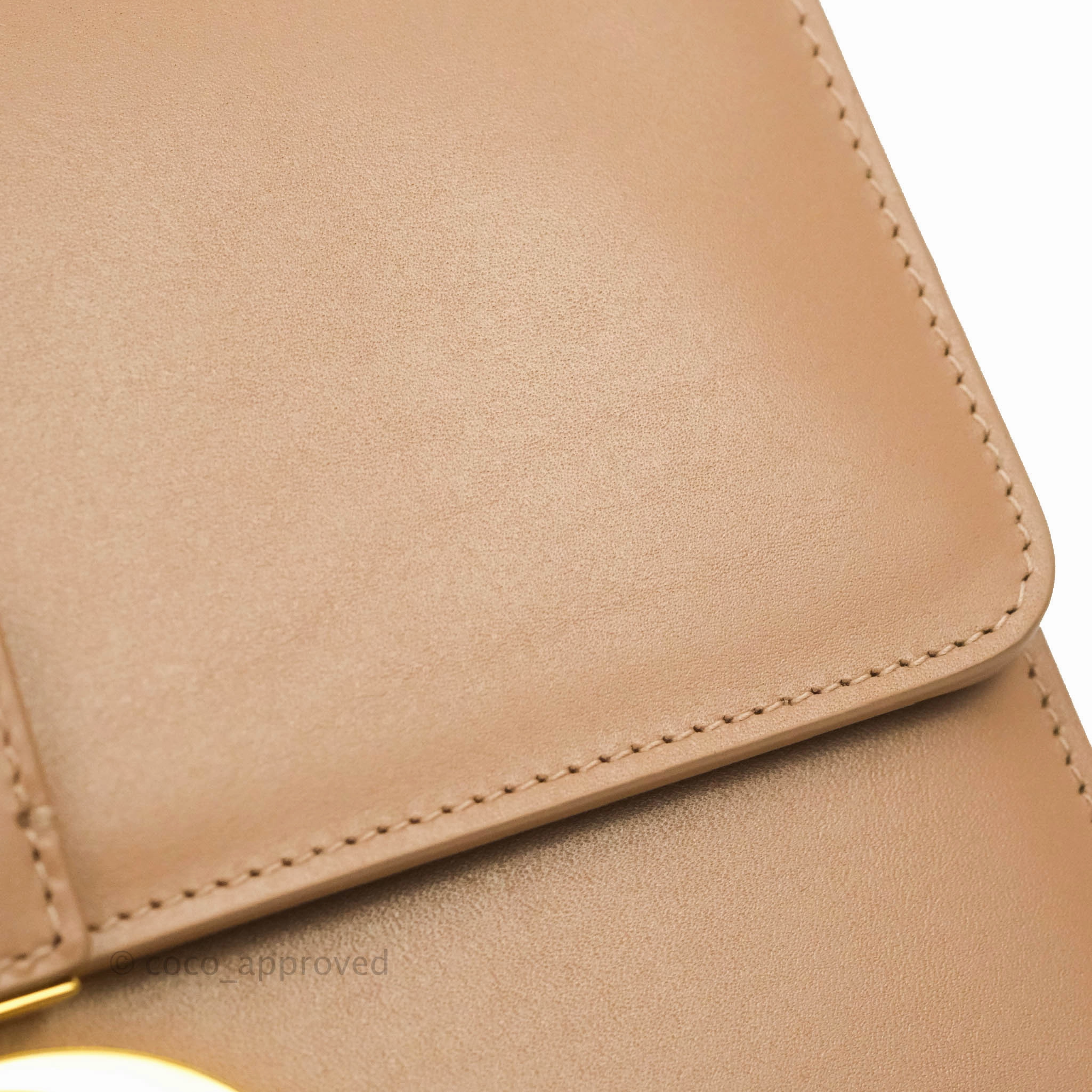 Christian Dior 30 Montaigne Bag Rose Beige Calfskin Gold Hardware
