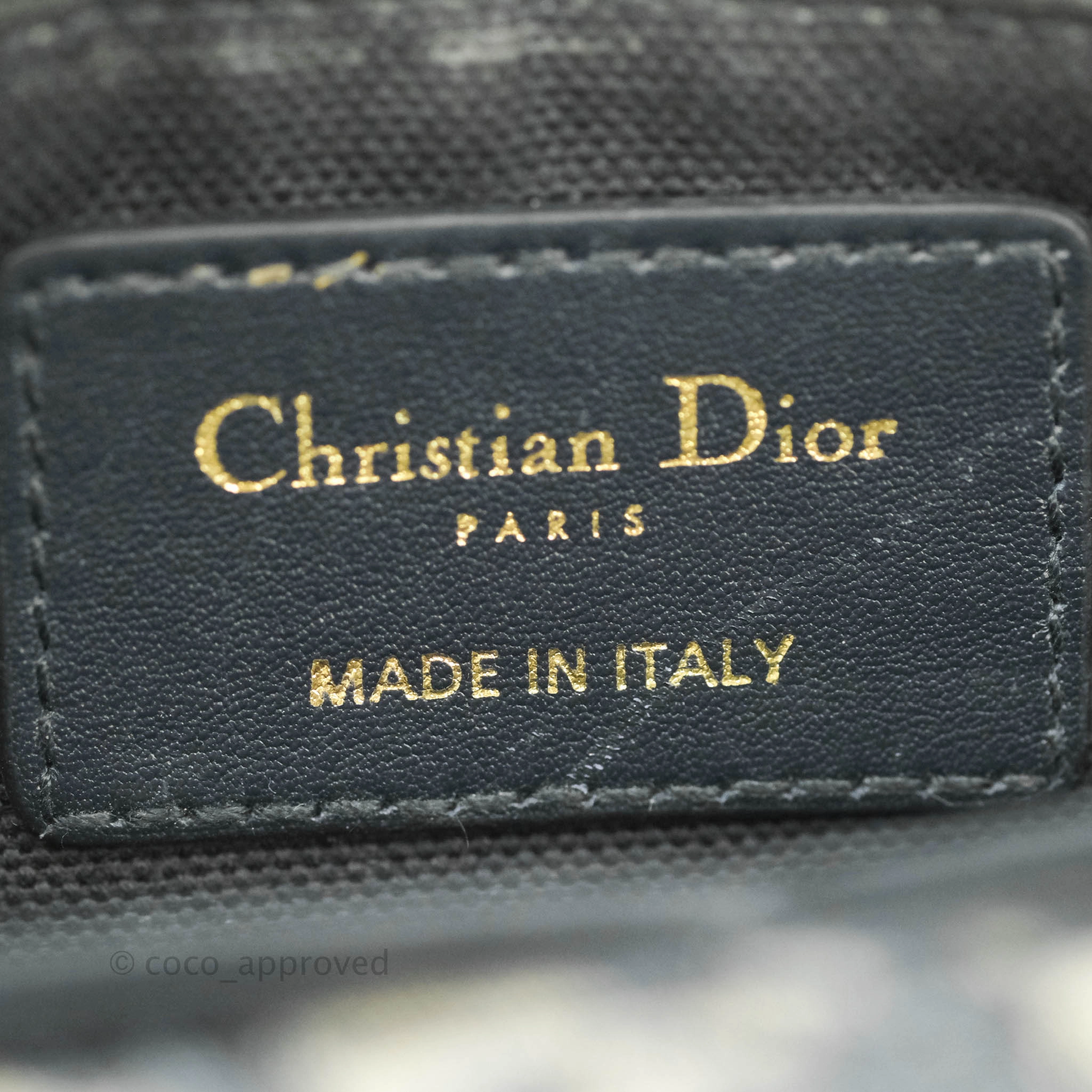 Christian Dior 30 Montaigne Blue Oblique Jacquard 2-in-1 Pouch