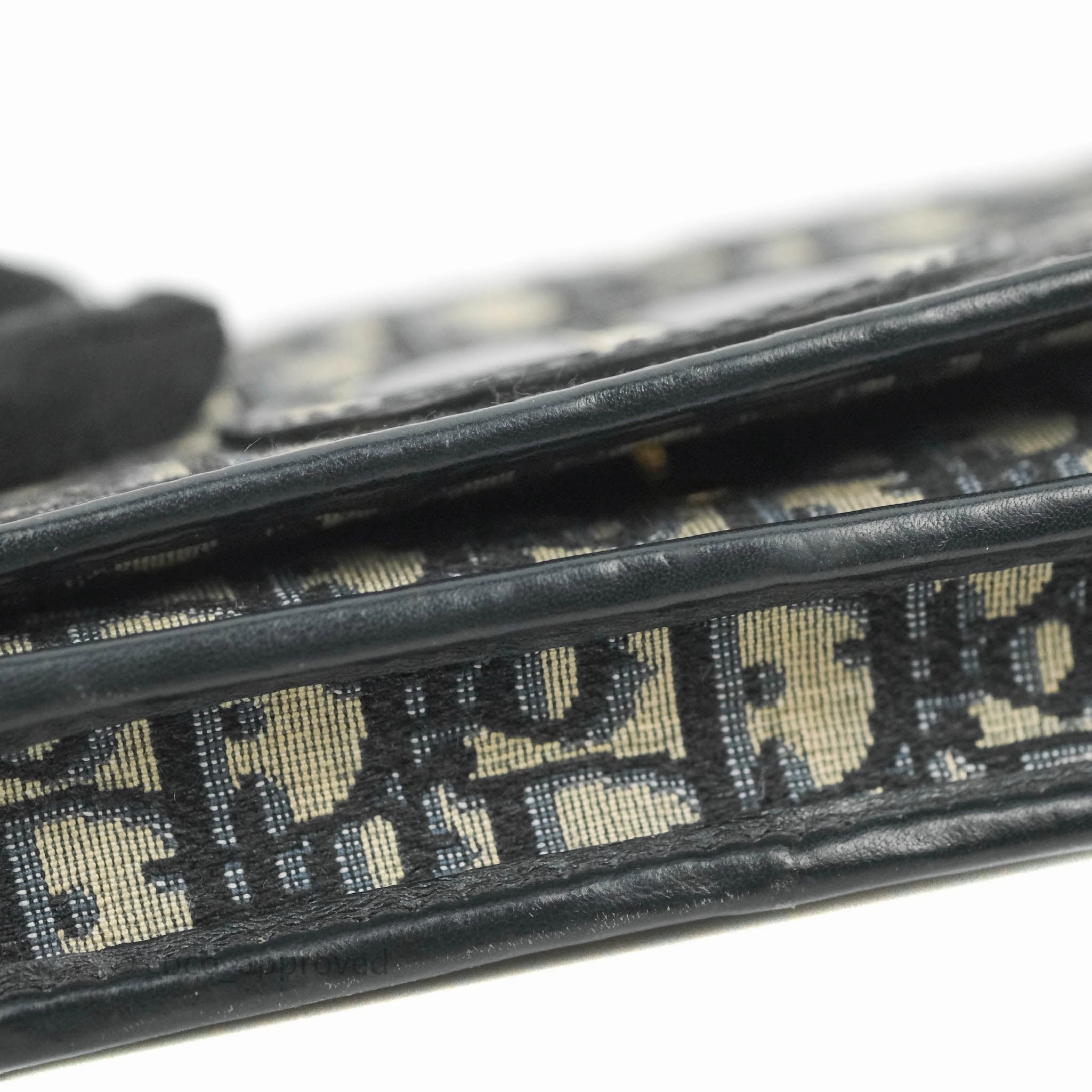 Christian Dior 30 Montaigne Blue Oblique Jacquard 2-in-1 Pouch