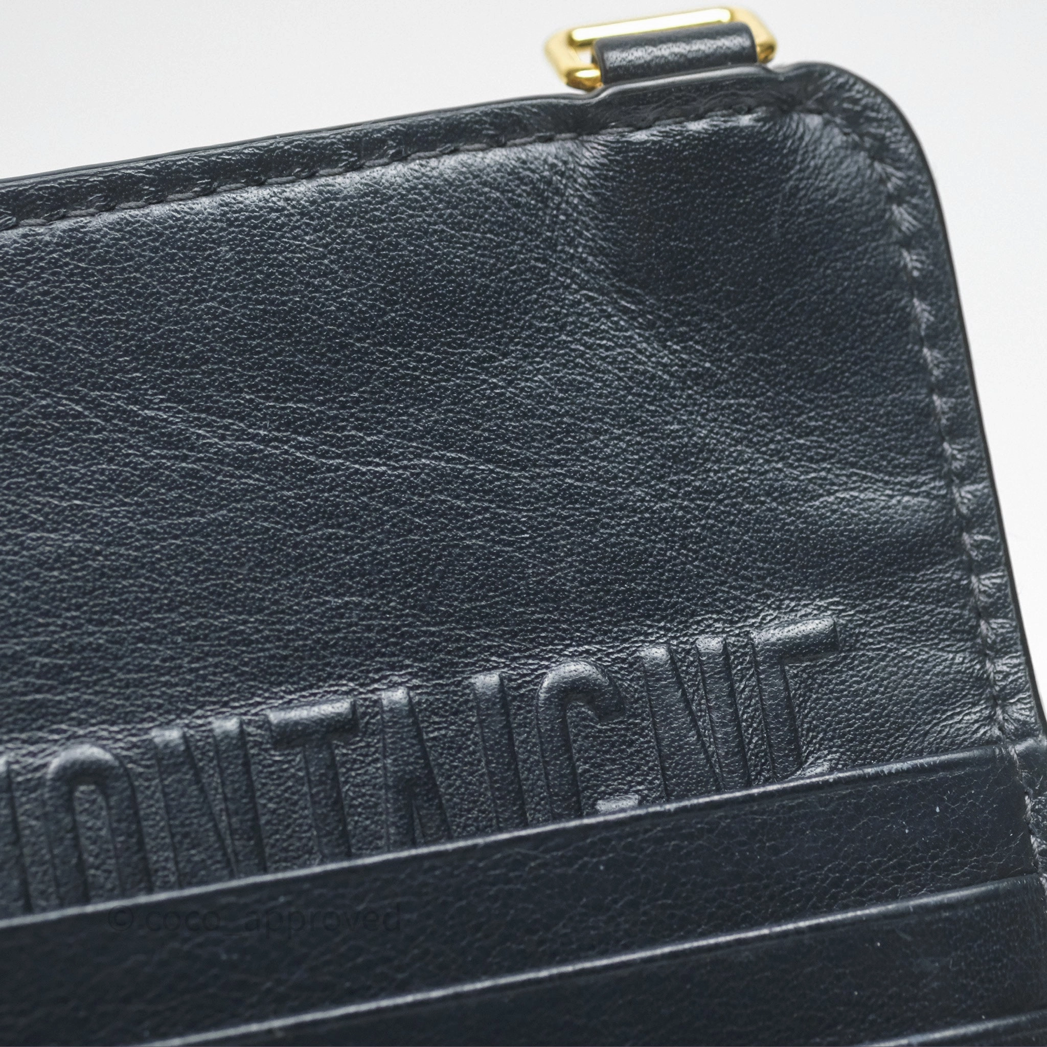 Christian Dior 30 Montaigne Blue Oblique Jacquard Long Wallet