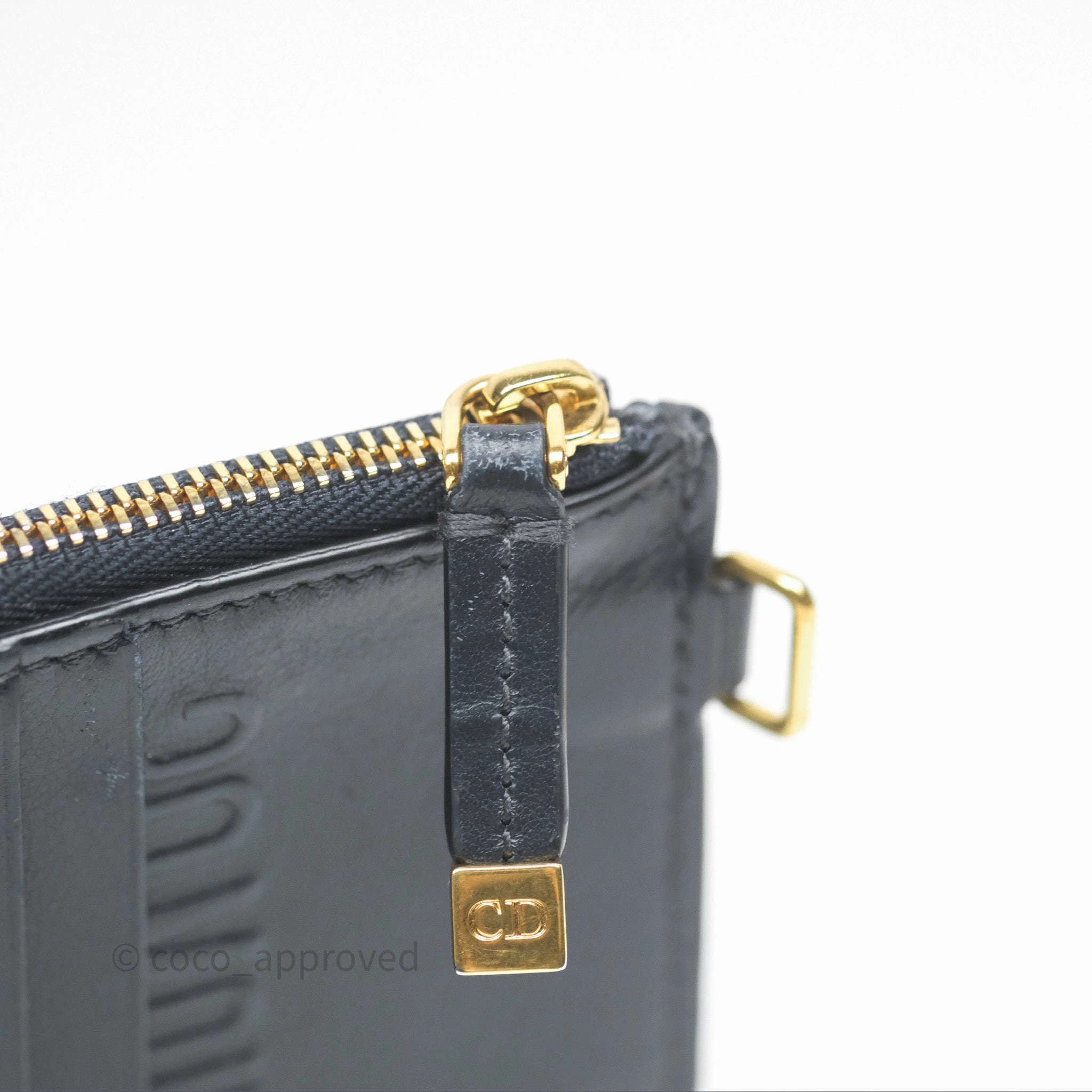 Christian Dior 30 Montaigne Blue Oblique Jacquard Long Wallet