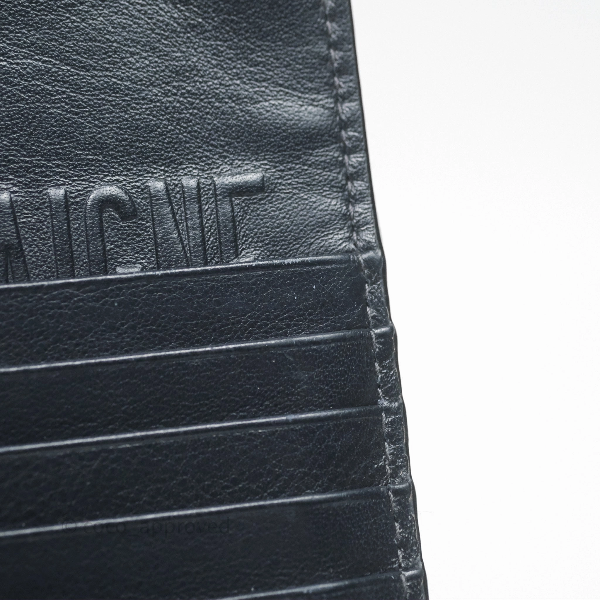 Christian Dior 30 Montaigne Blue Oblique Jacquard Long Wallet