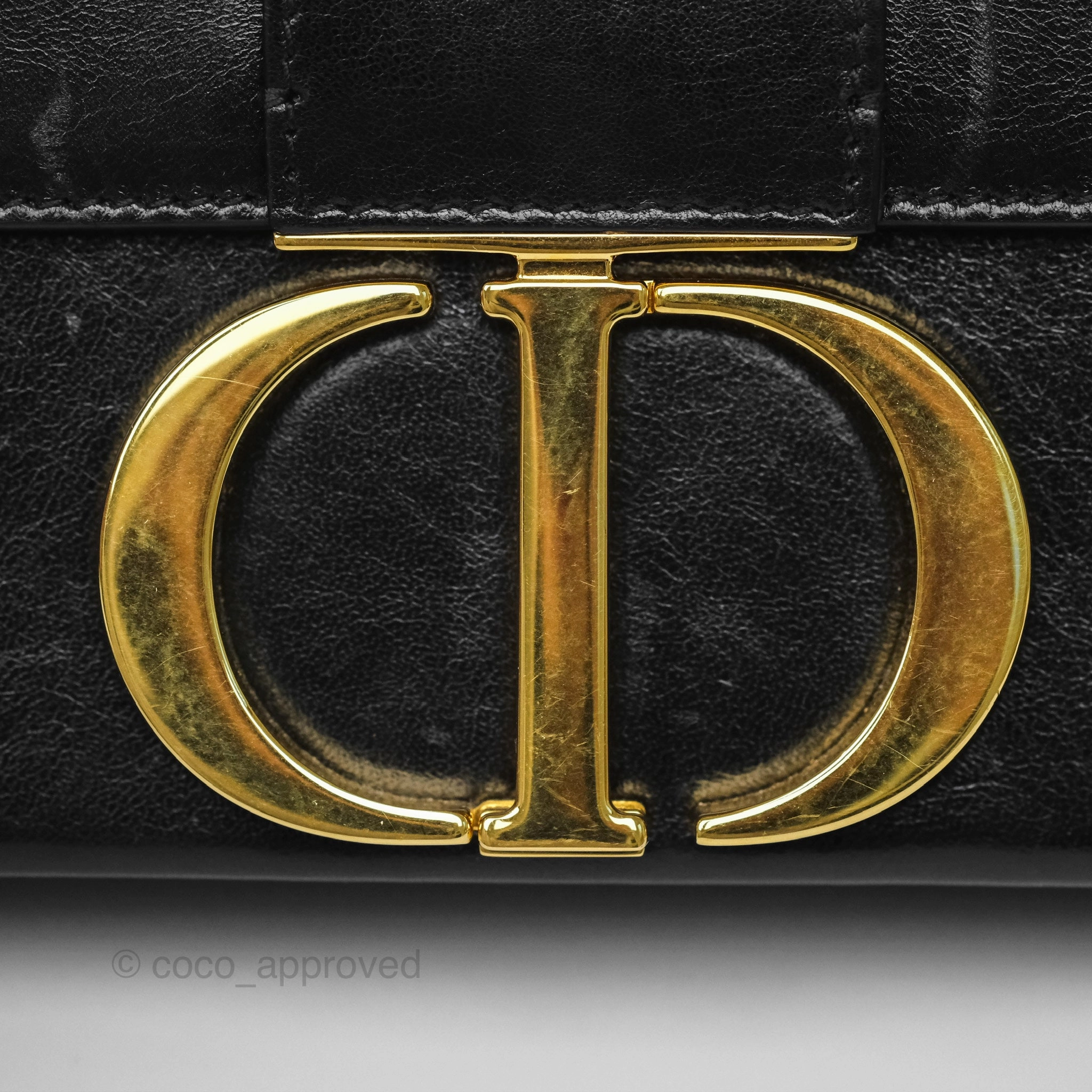 Christian Dior 30 Montaigne Box Bag Black