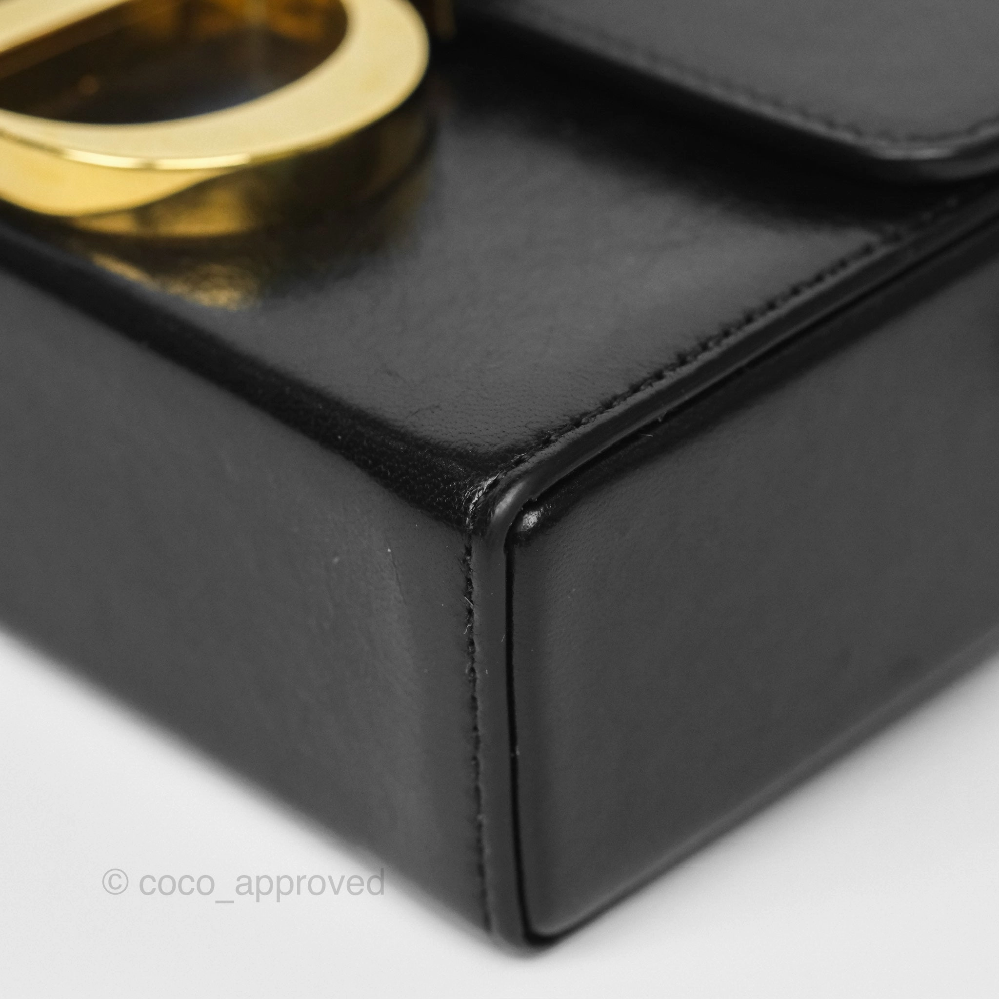Christian Dior 30 Montaigne Box Bag Black