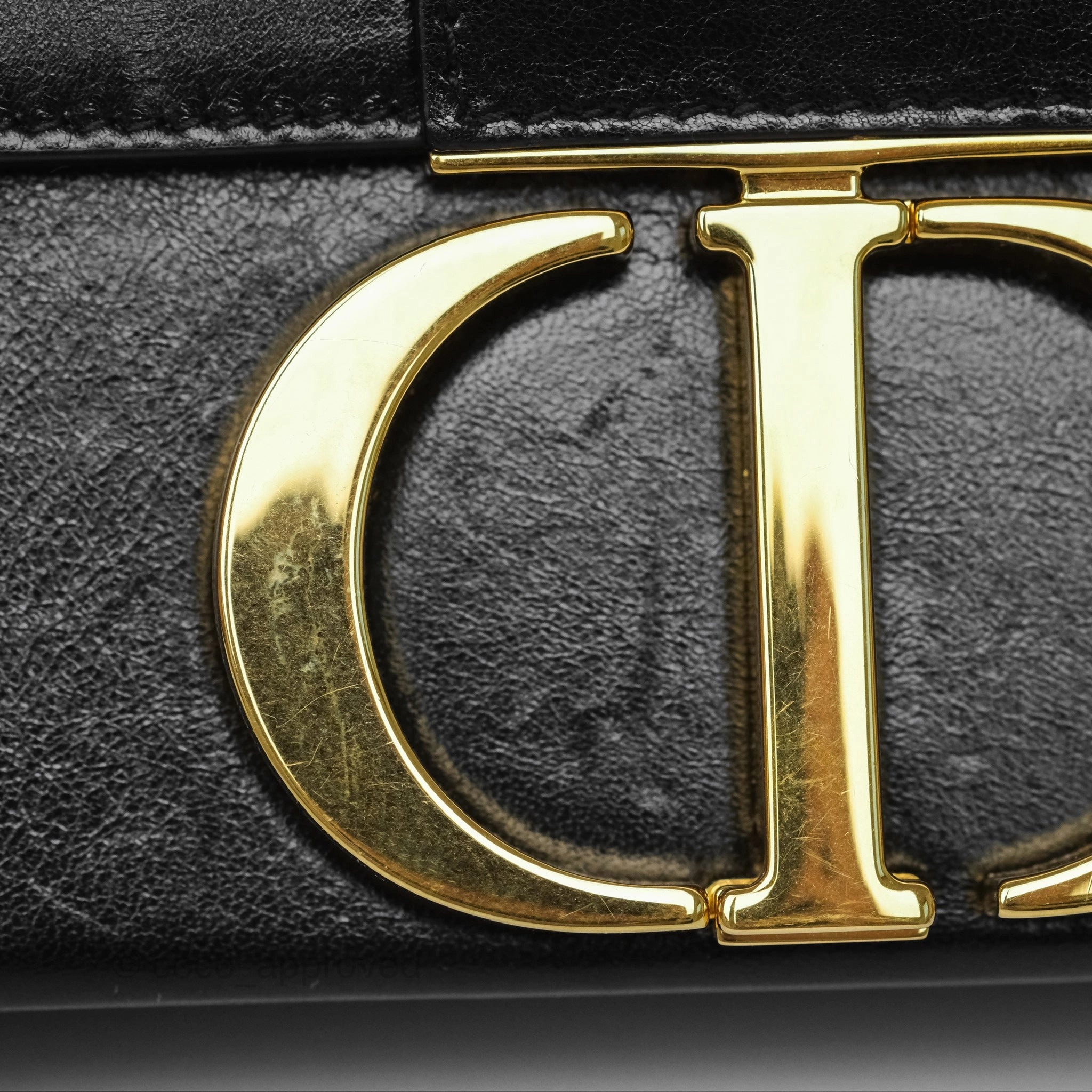 Christian Dior 30 Montaigne Box Bag Black