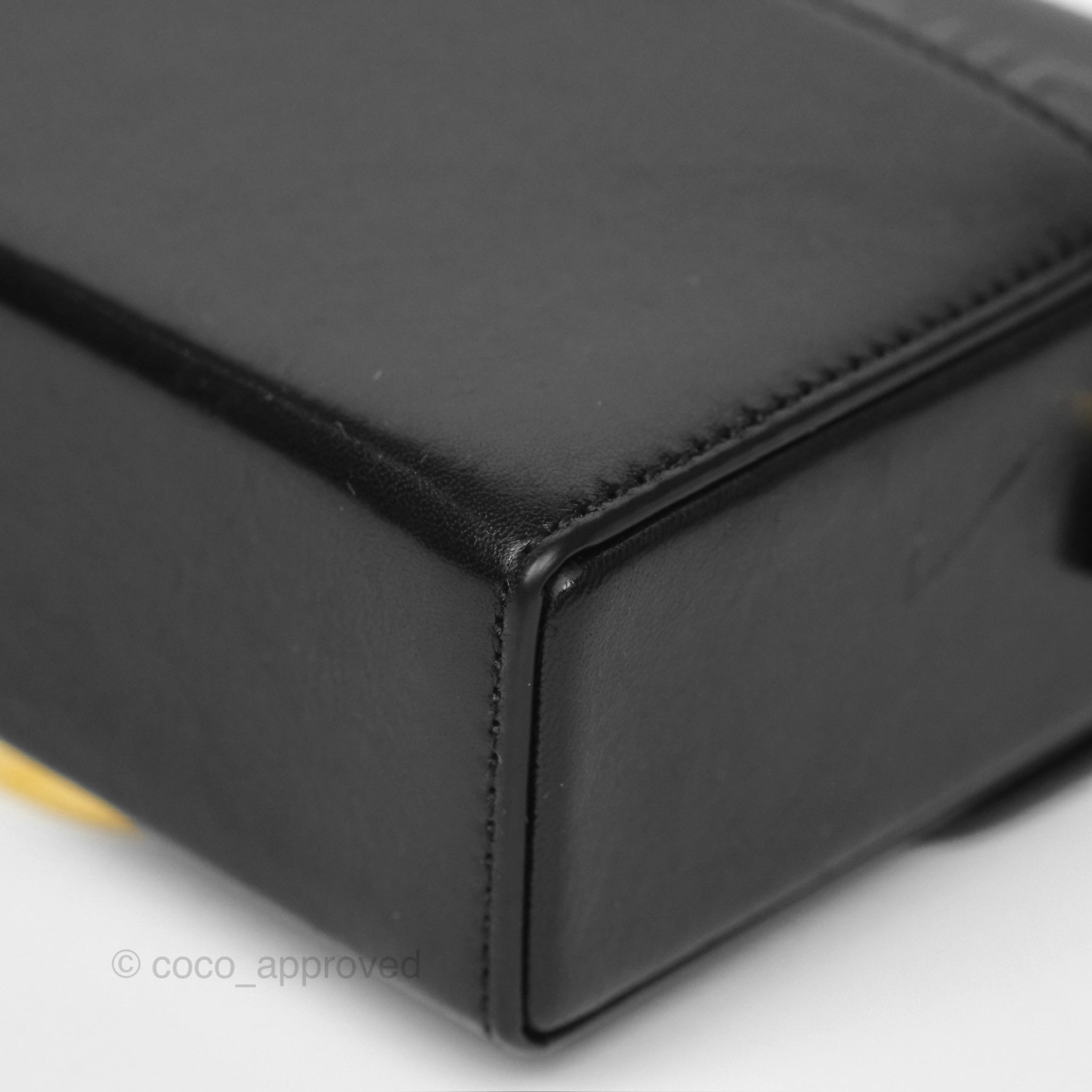 Christian Dior 30 Montaigne Box Bag Black
