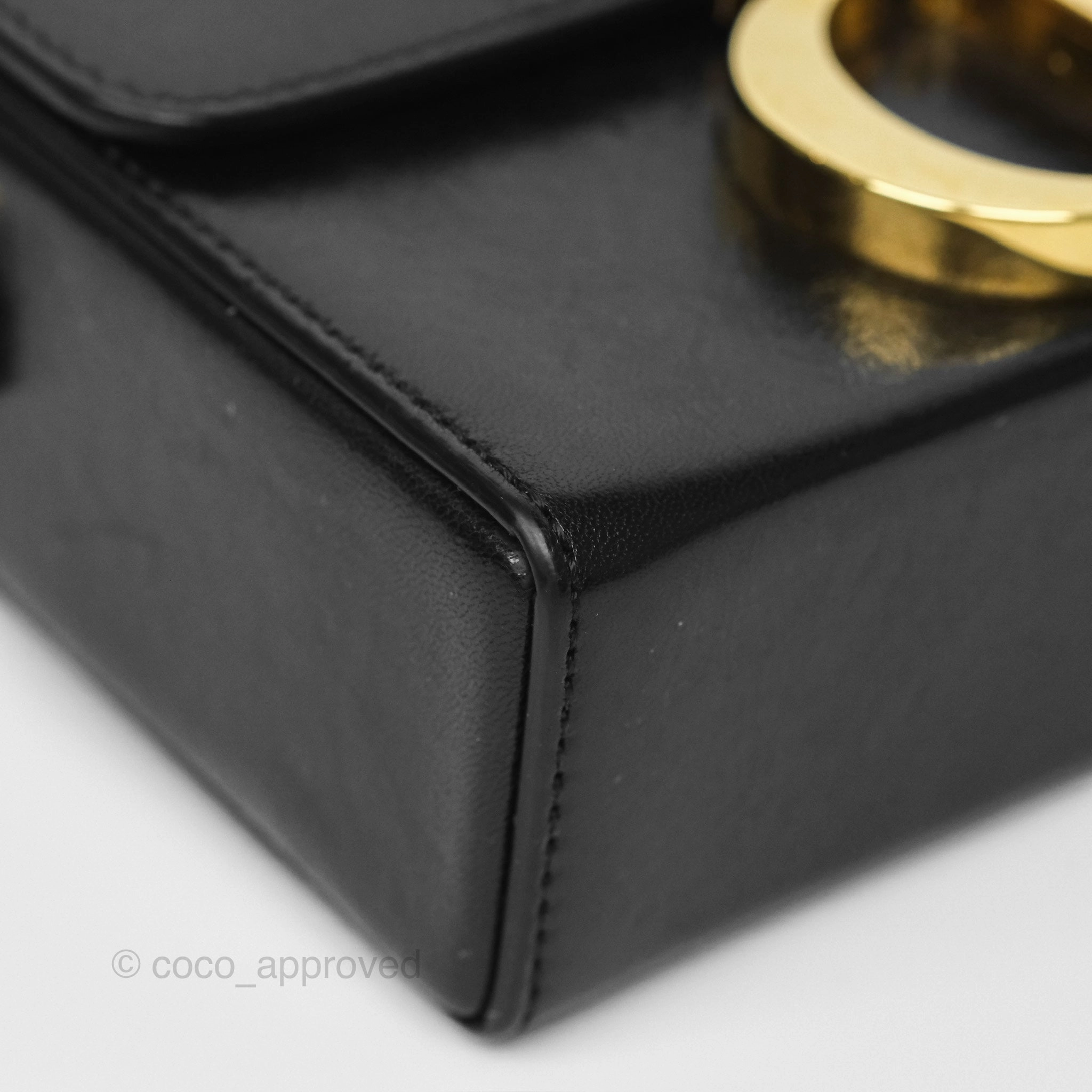 Christian Dior 30 Montaigne Box Bag Black