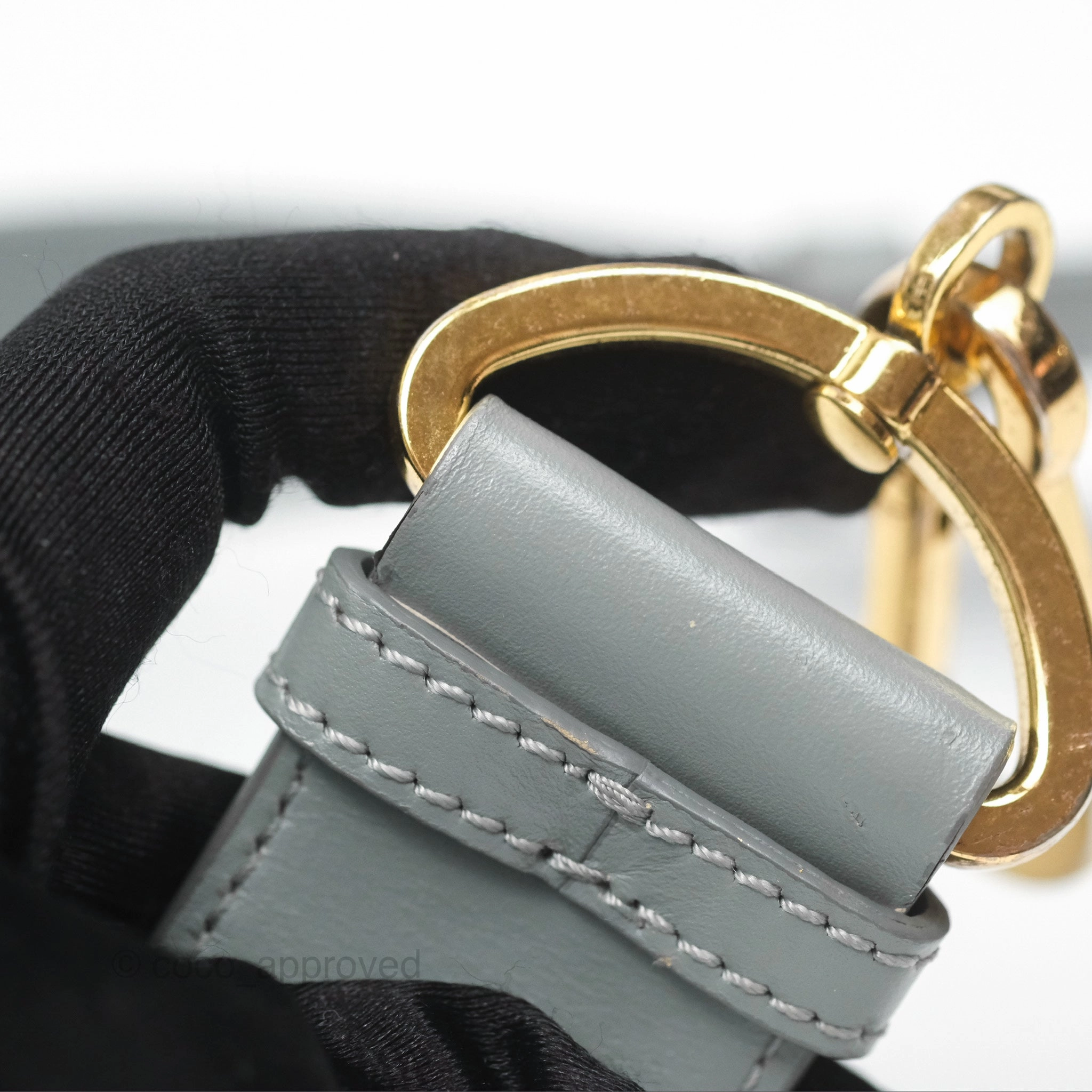 Christian Dior 30 Montaigne Box Bag Grey Calfskin