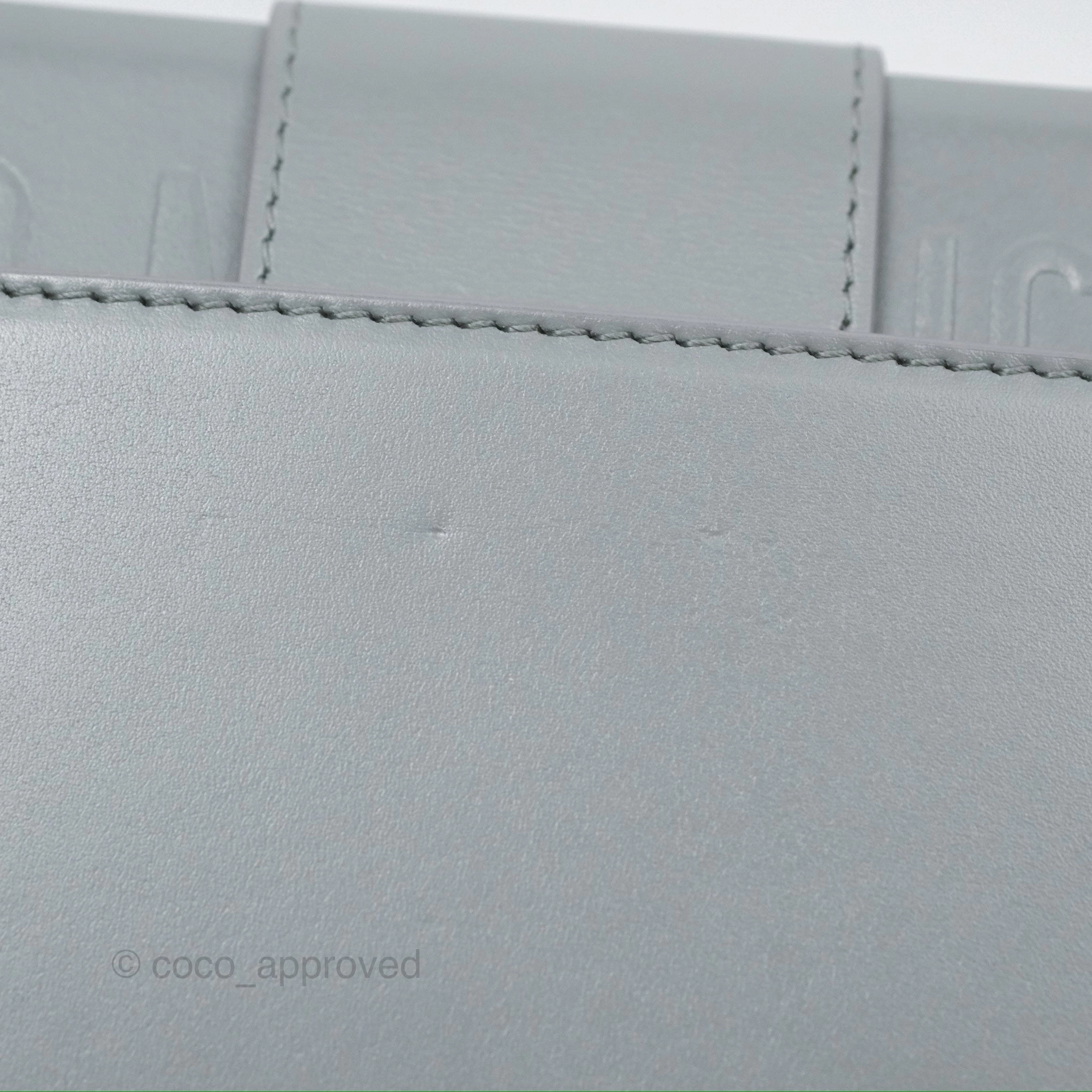 Christian Dior 30 Montaigne Box Bag Grey Calfskin