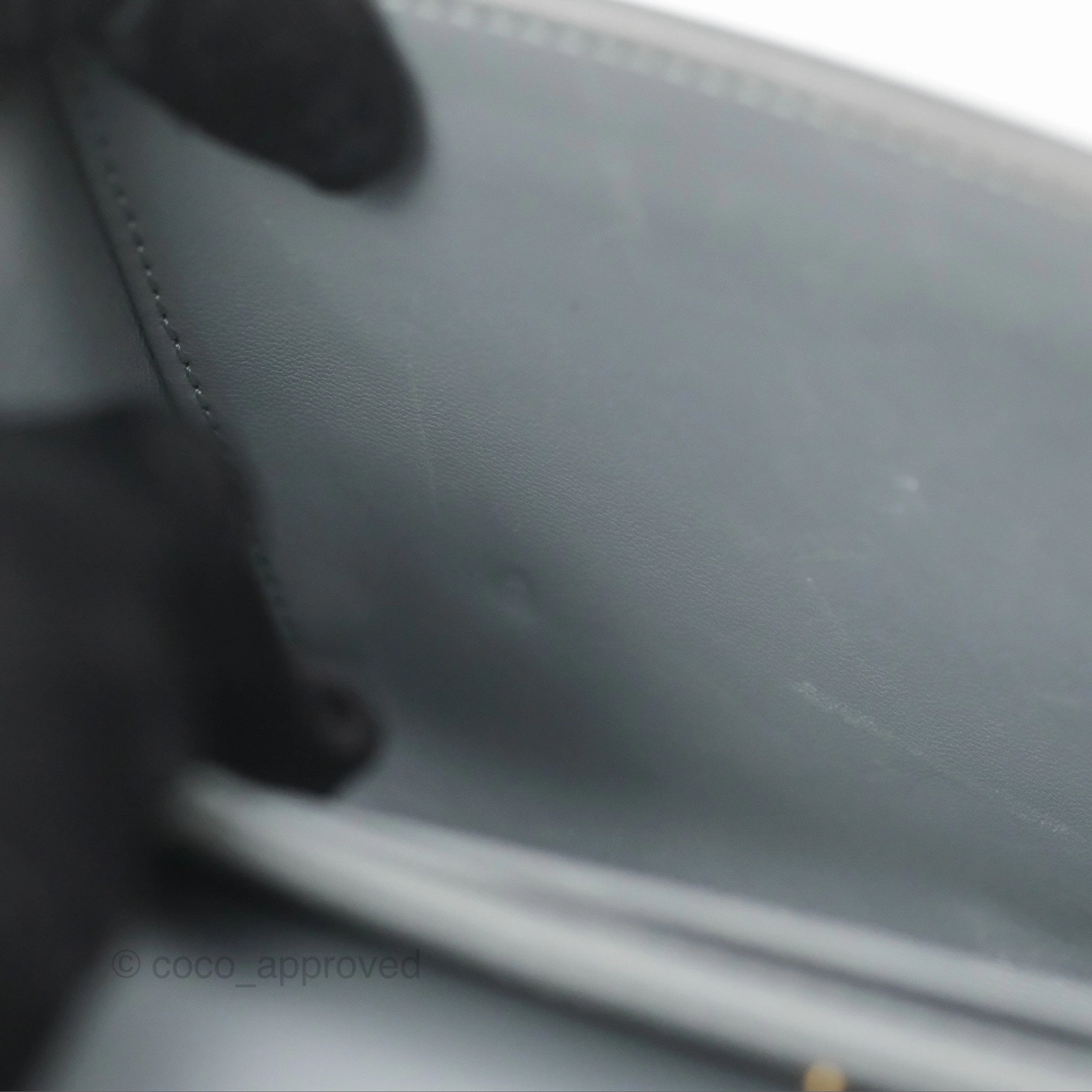 Christian Dior 30 Montaigne Box Bag Grey Calfskin