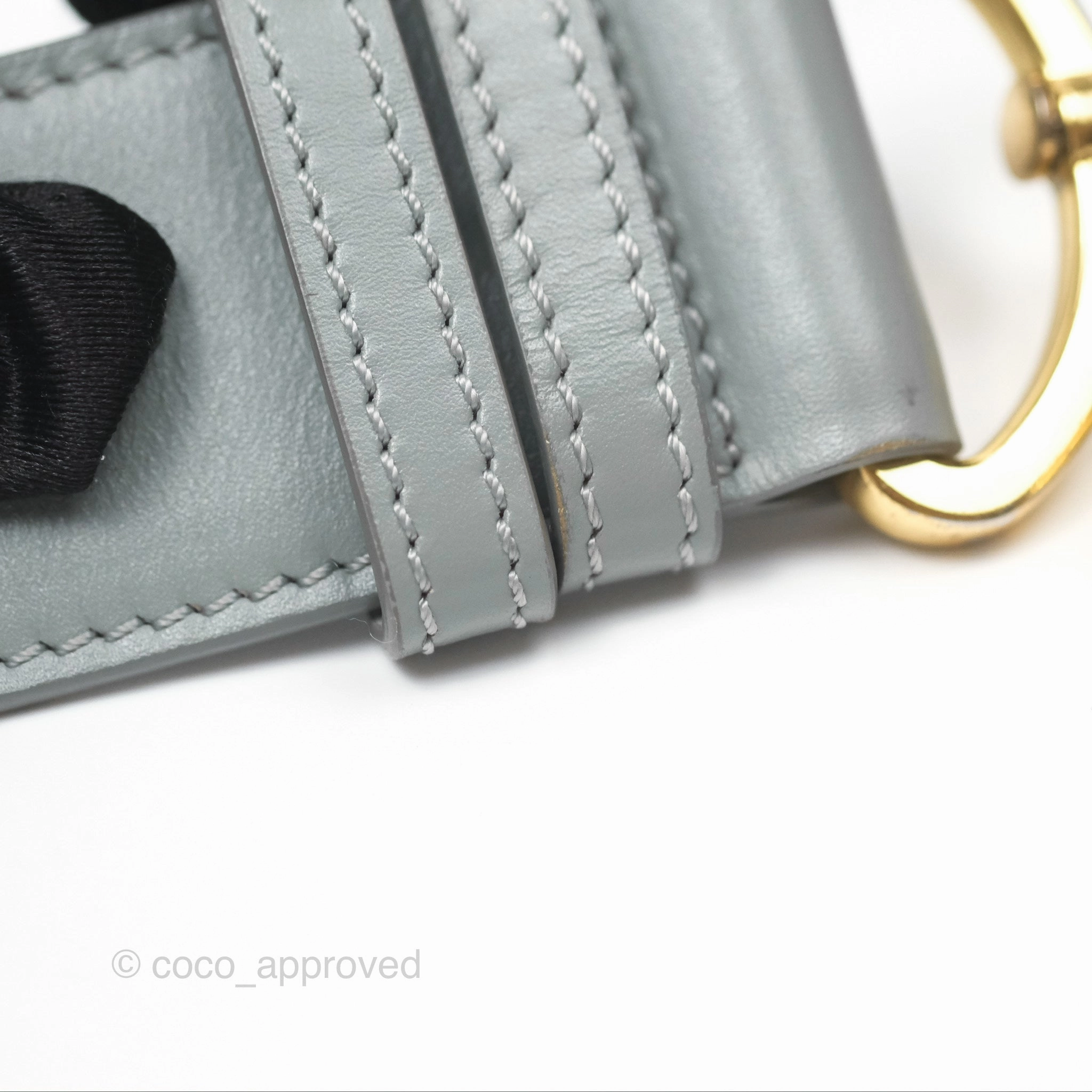 Christian Dior 30 Montaigne Box Bag Grey Calfskin