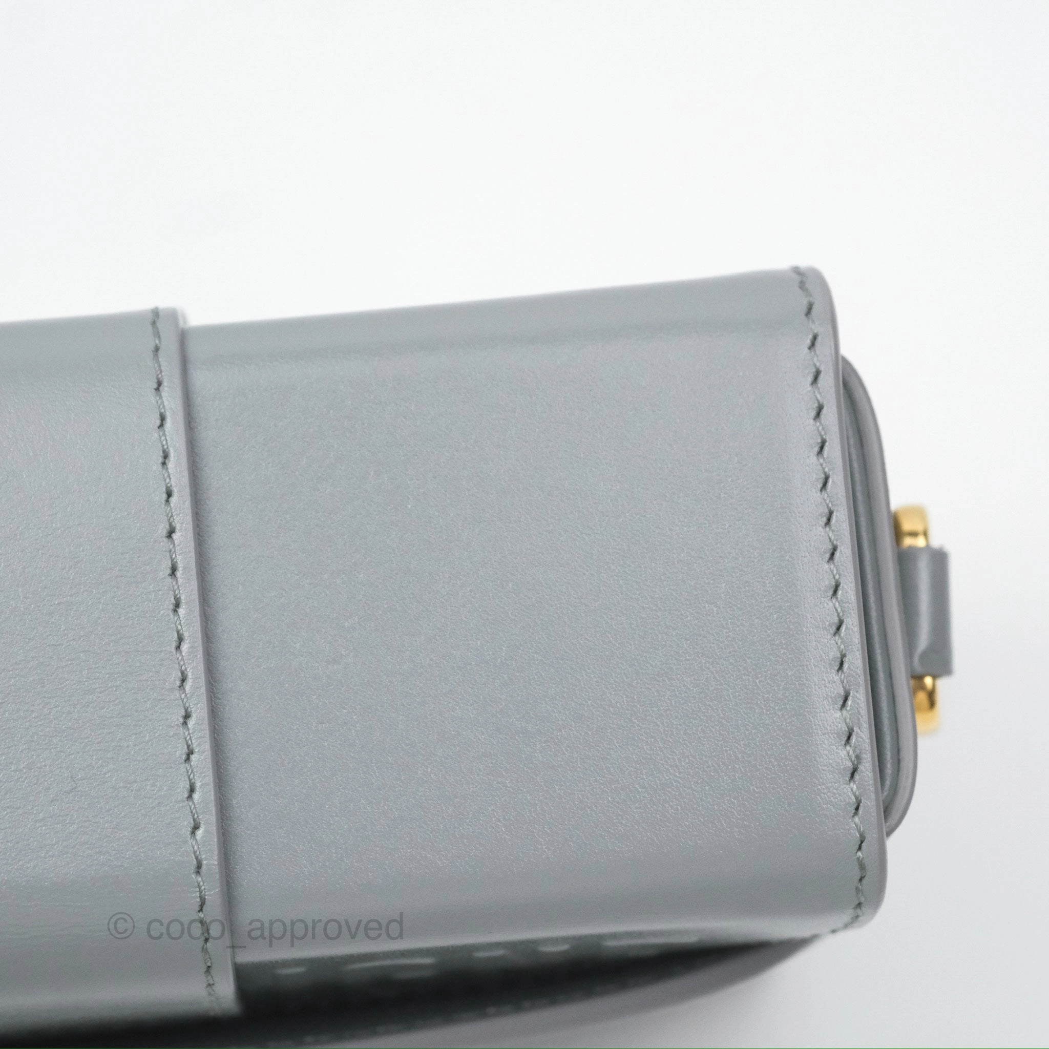 Christian Dior 30 Montaigne Box Bag Grey Calfskin