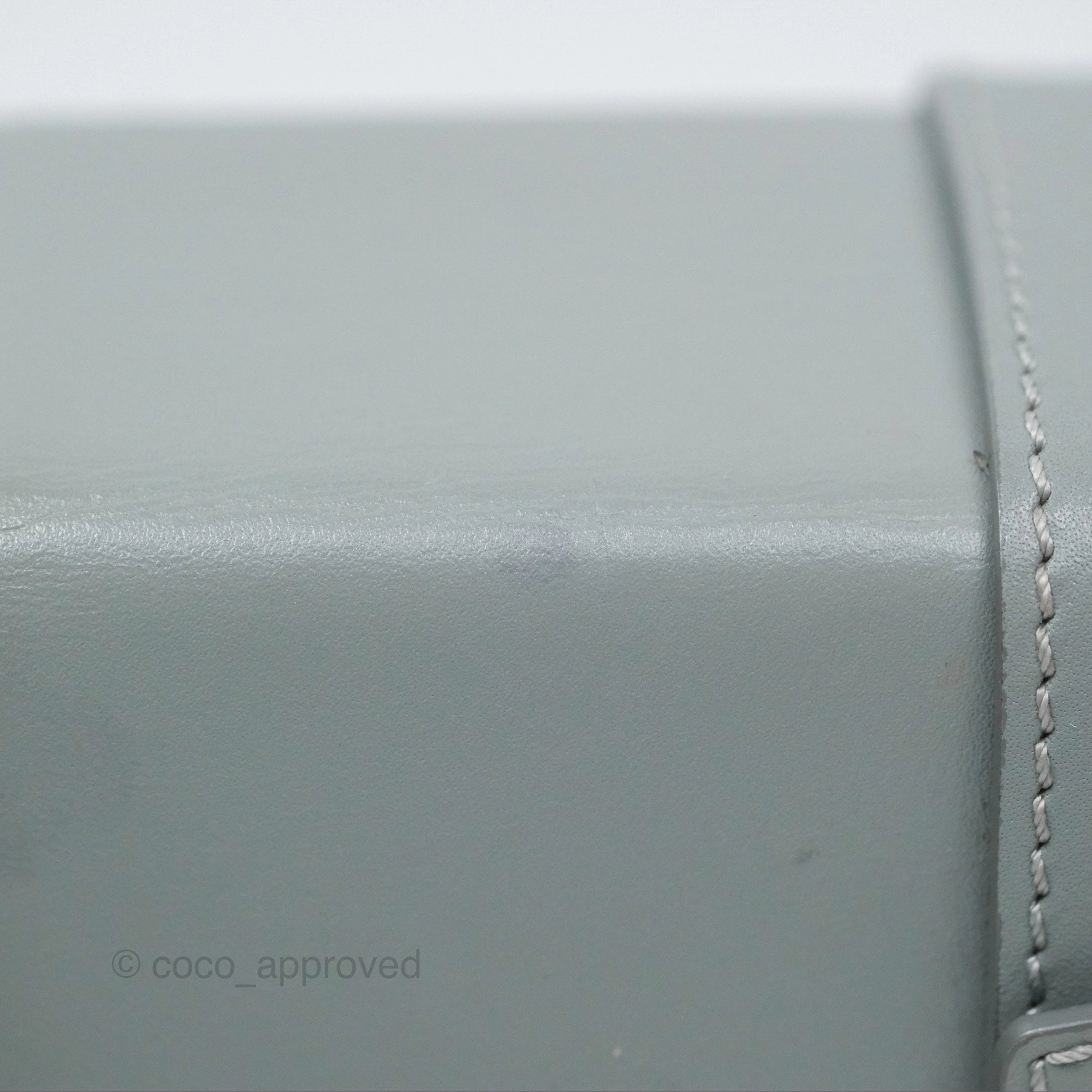 Christian Dior 30 Montaigne Box Bag Grey Calfskin