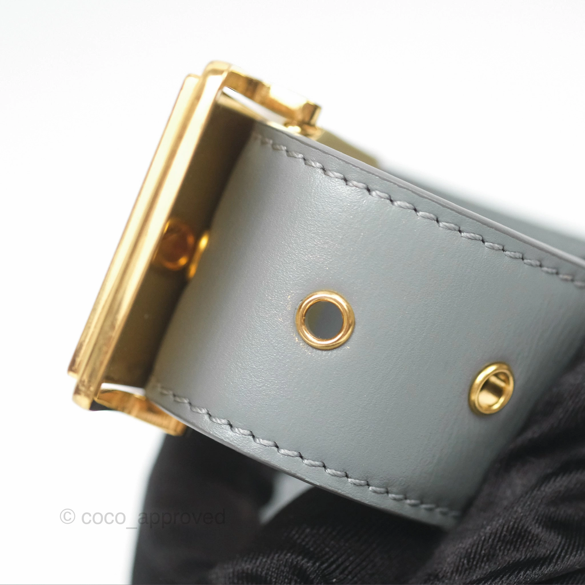 Christian Dior 30 Montaigne Box Bag Grey Calfskin