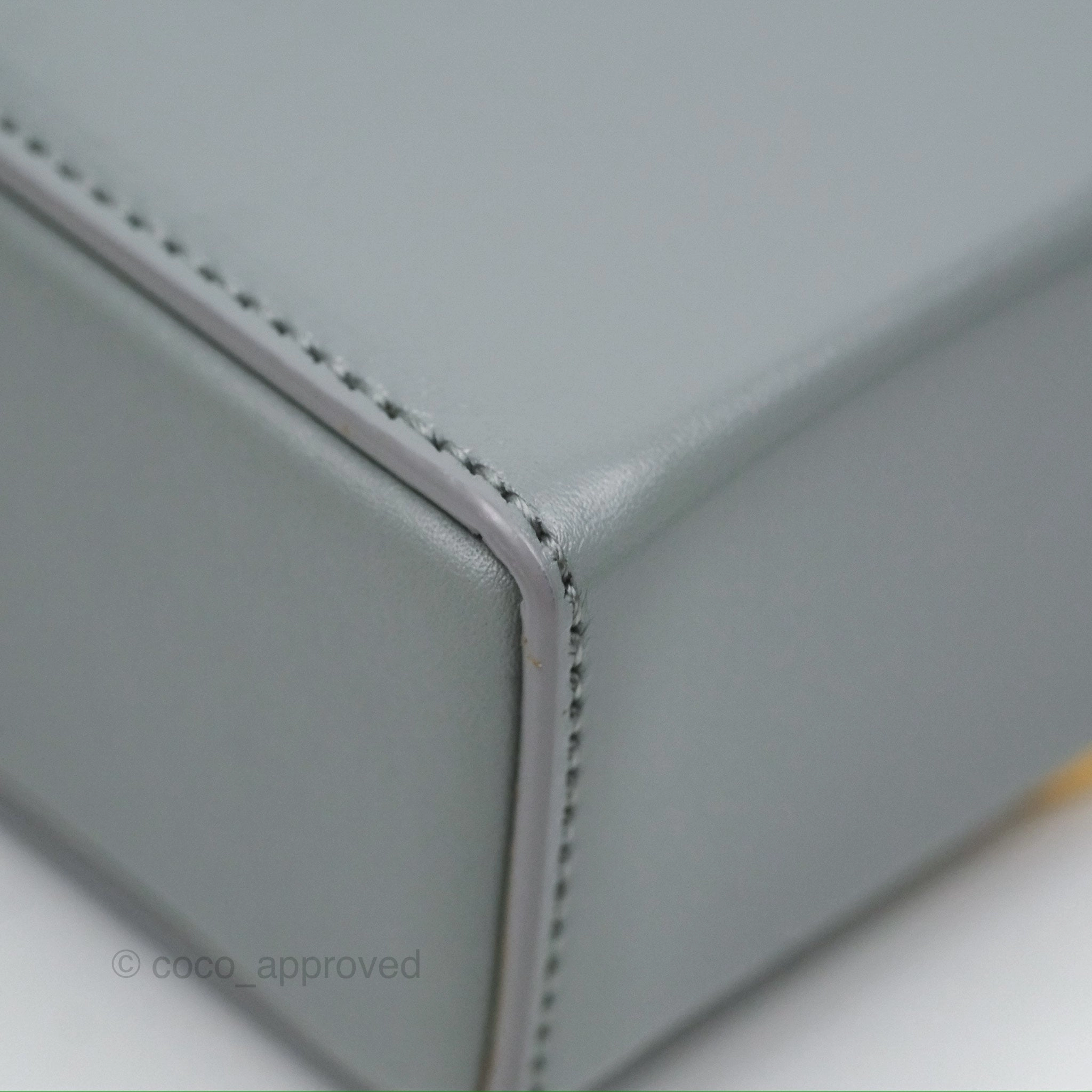 Christian Dior 30 Montaigne Box Bag Grey Calfskin