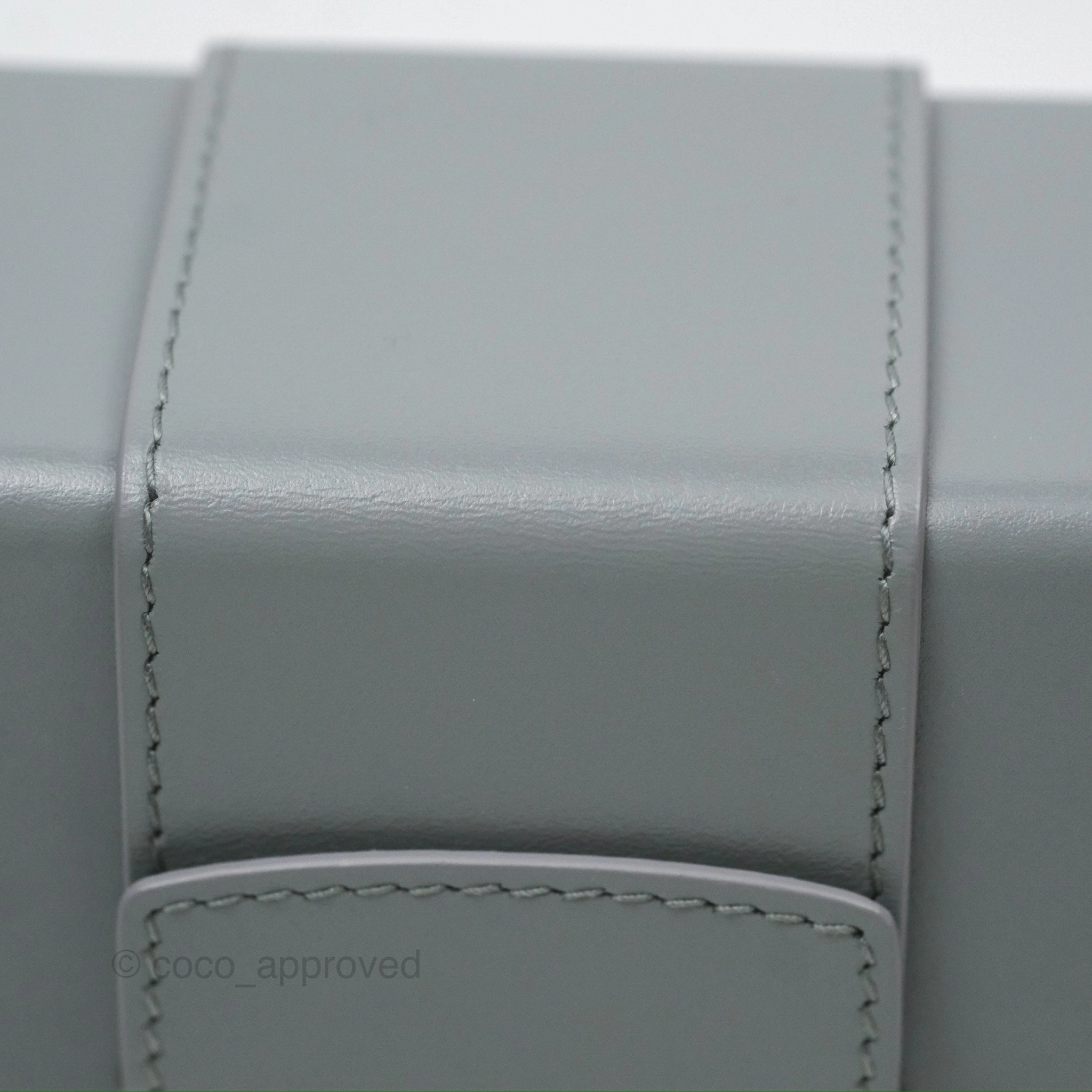 Christian Dior 30 Montaigne Box Bag Grey Calfskin