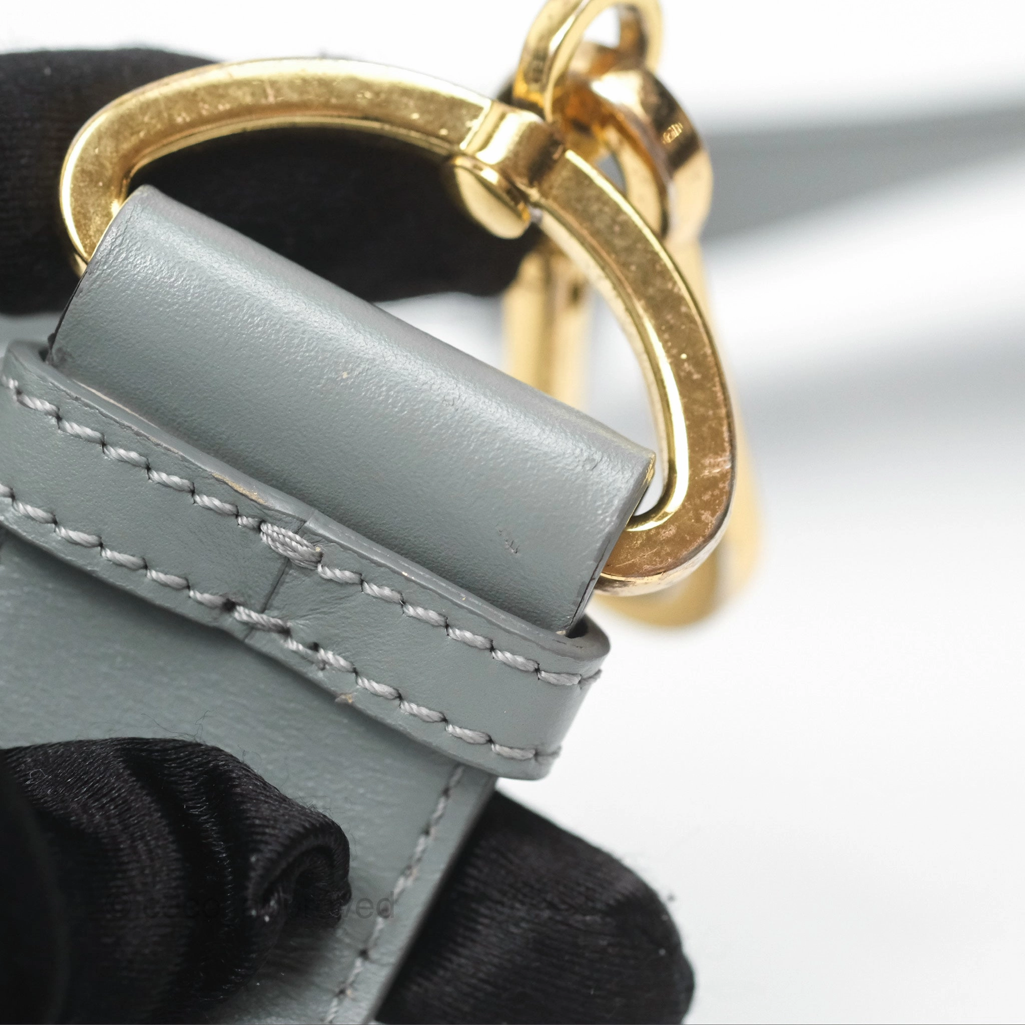Christian Dior 30 Montaigne Box Bag Grey Calfskin