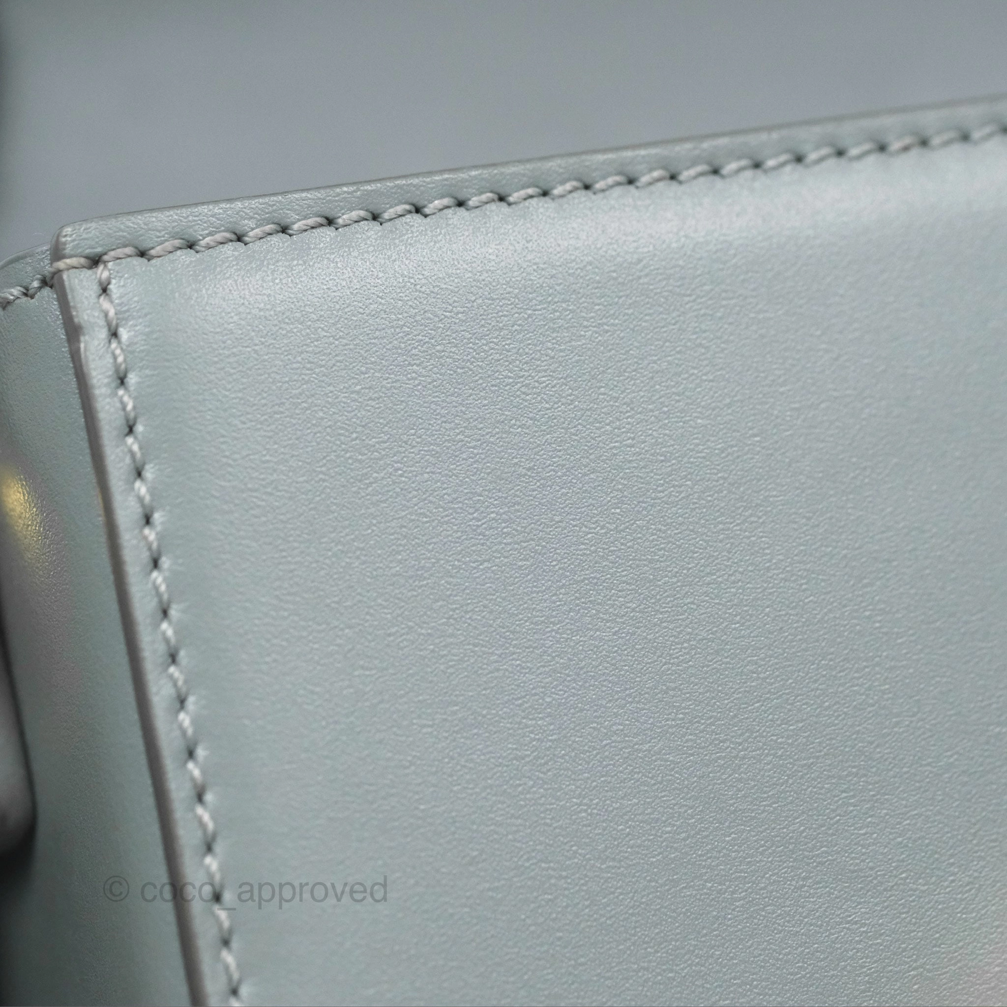 Christian Dior 30 Montaigne Box Bag Grey Calfskin