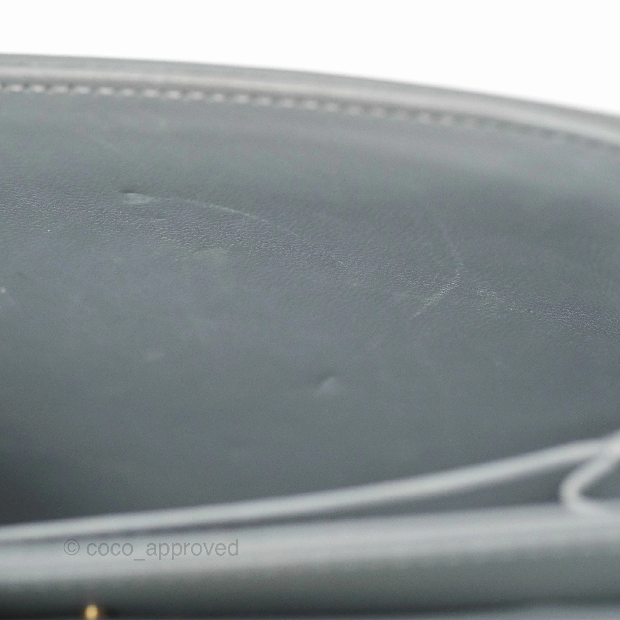 Christian Dior 30 Montaigne Box Bag Grey Calfskin