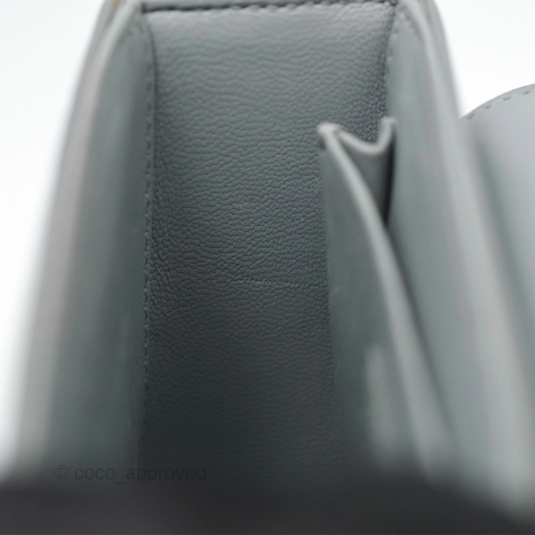 Christian Dior 30 Montaigne Box Bag Grey Calfskin
