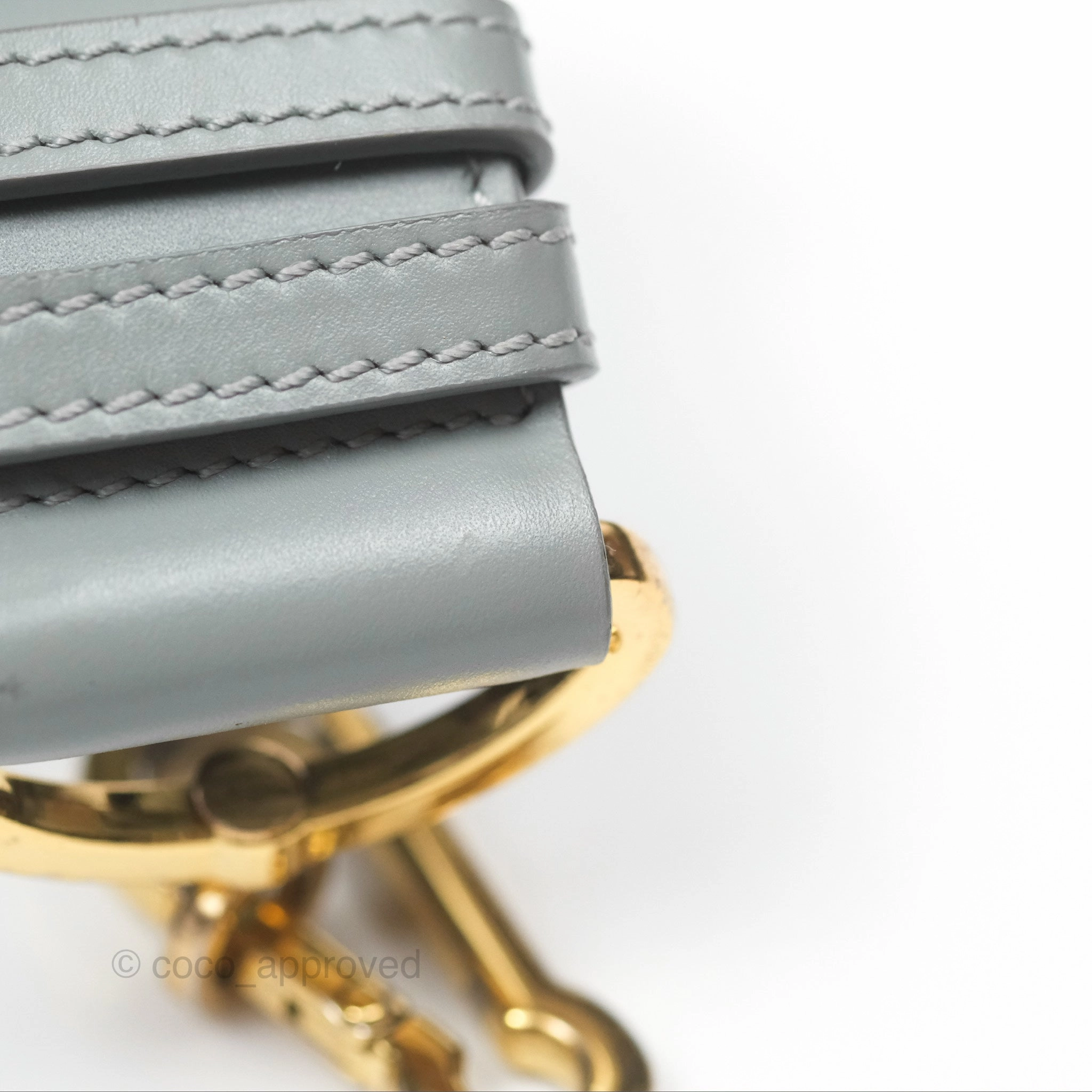 Christian Dior 30 Montaigne Box Bag Grey Calfskin