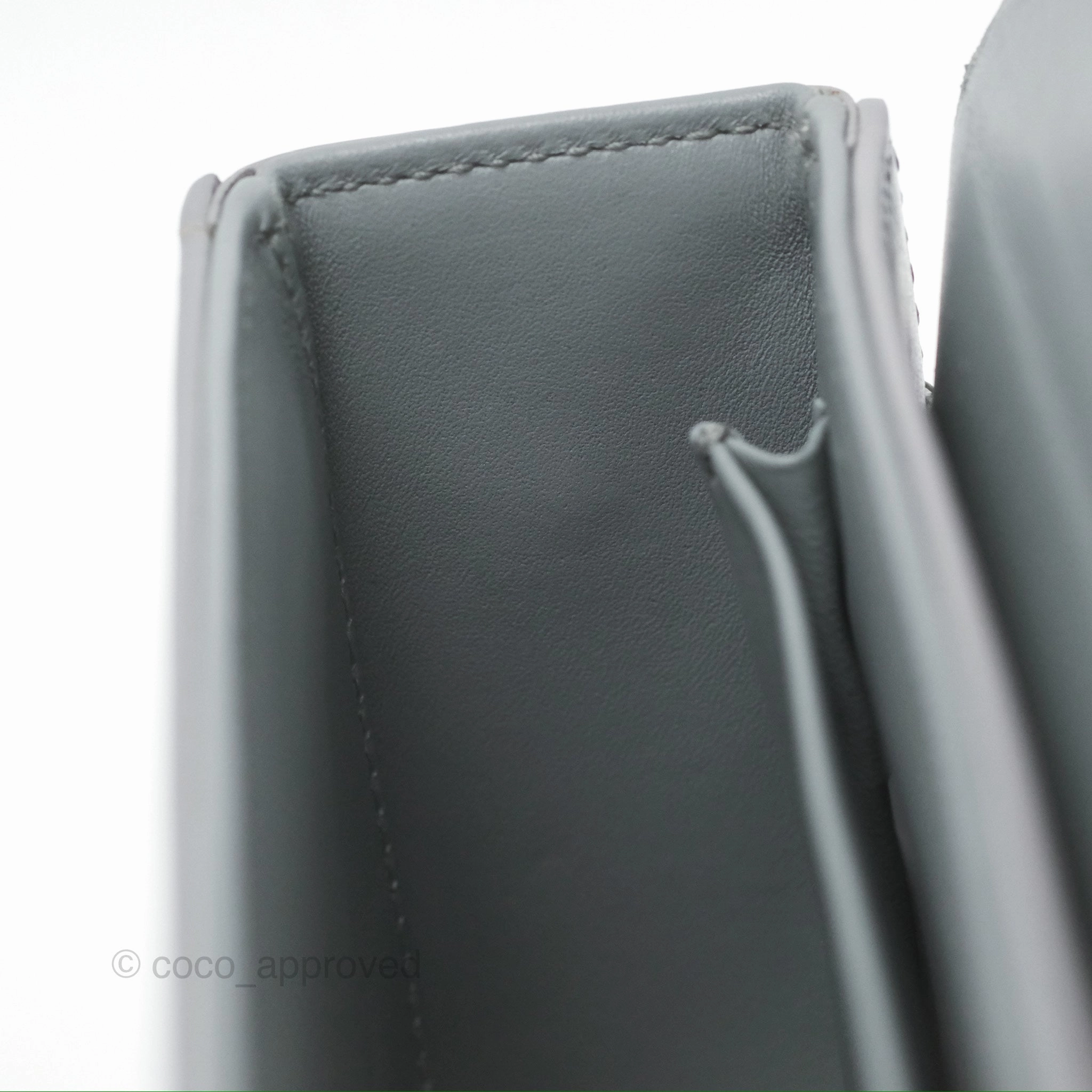 Christian Dior 30 Montaigne Box Bag Grey Calfskin