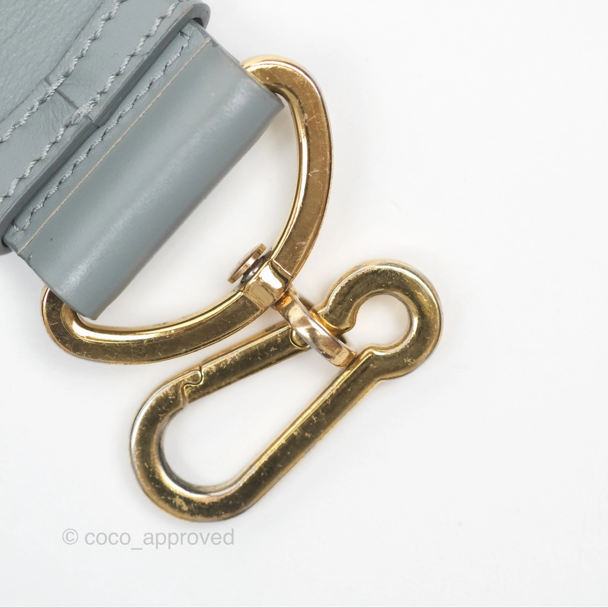 Christian Dior 30 Montaigne Box Bag Grey Calfskin