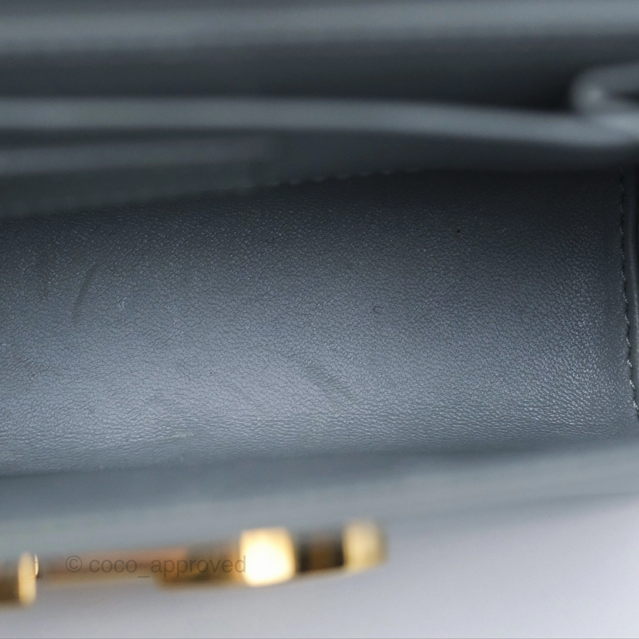 Christian Dior 30 Montaigne Box Bag Grey Calfskin