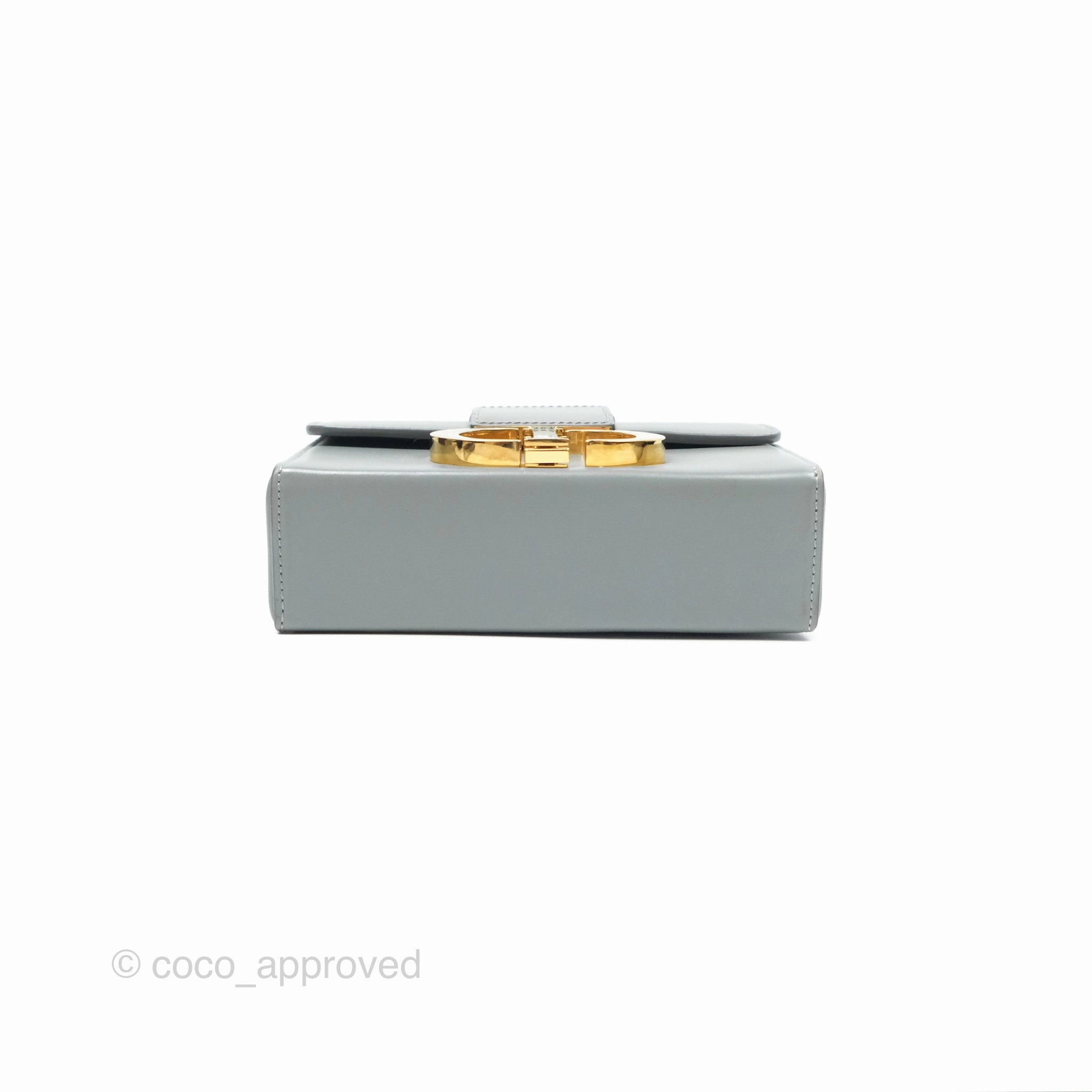 Christian Dior 30 Montaigne Box Bag Grey Calfskin