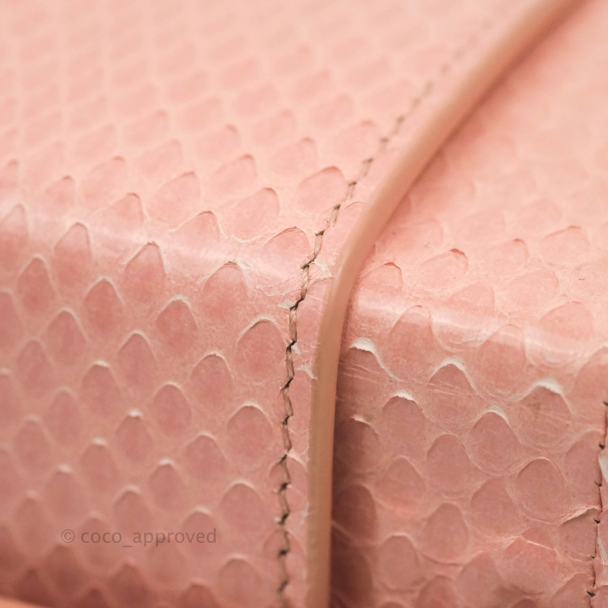 Christian Dior 30 Montaigne Box Bag Python Rose Des Vents