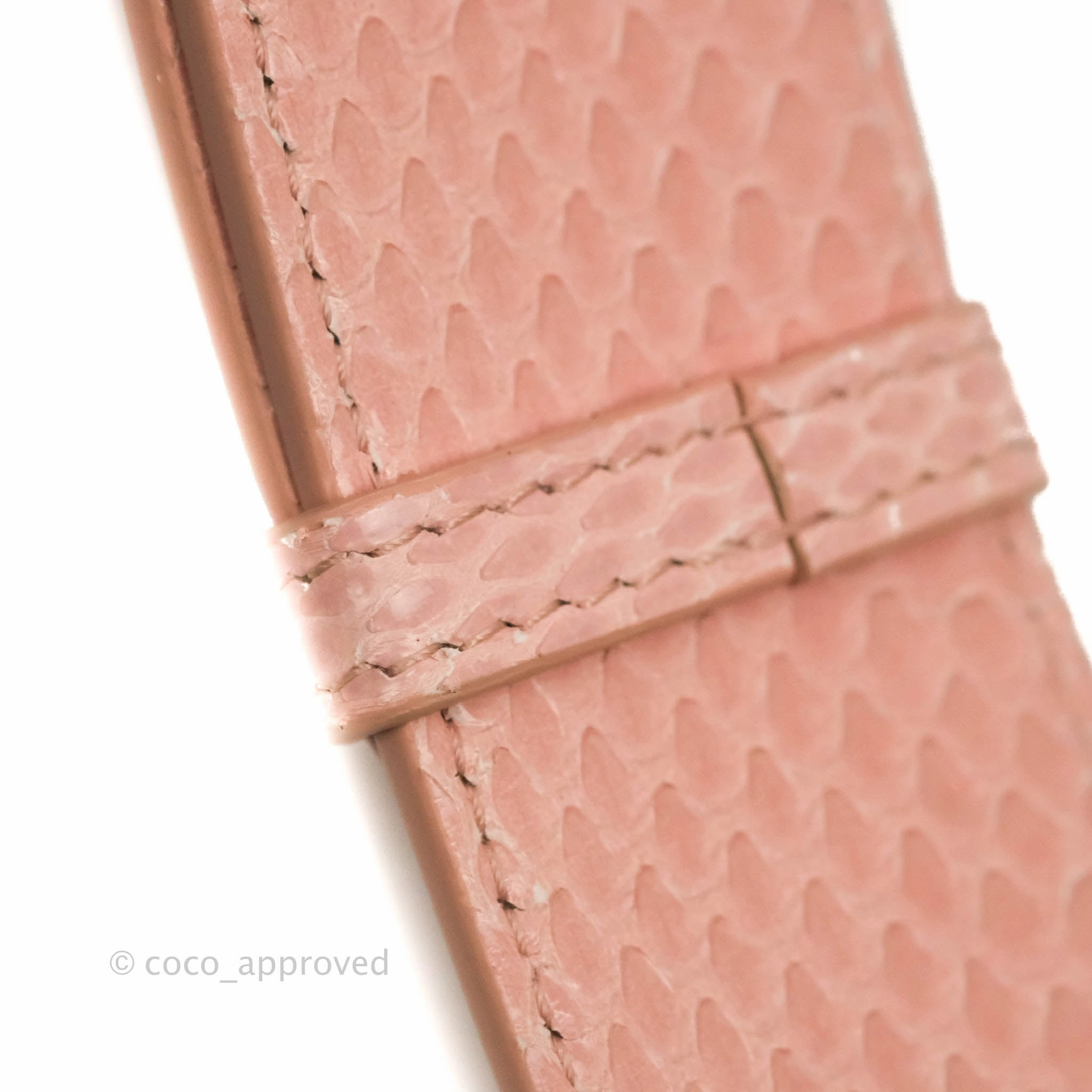 Christian Dior 30 Montaigne Box Bag Python Rose Des Vents