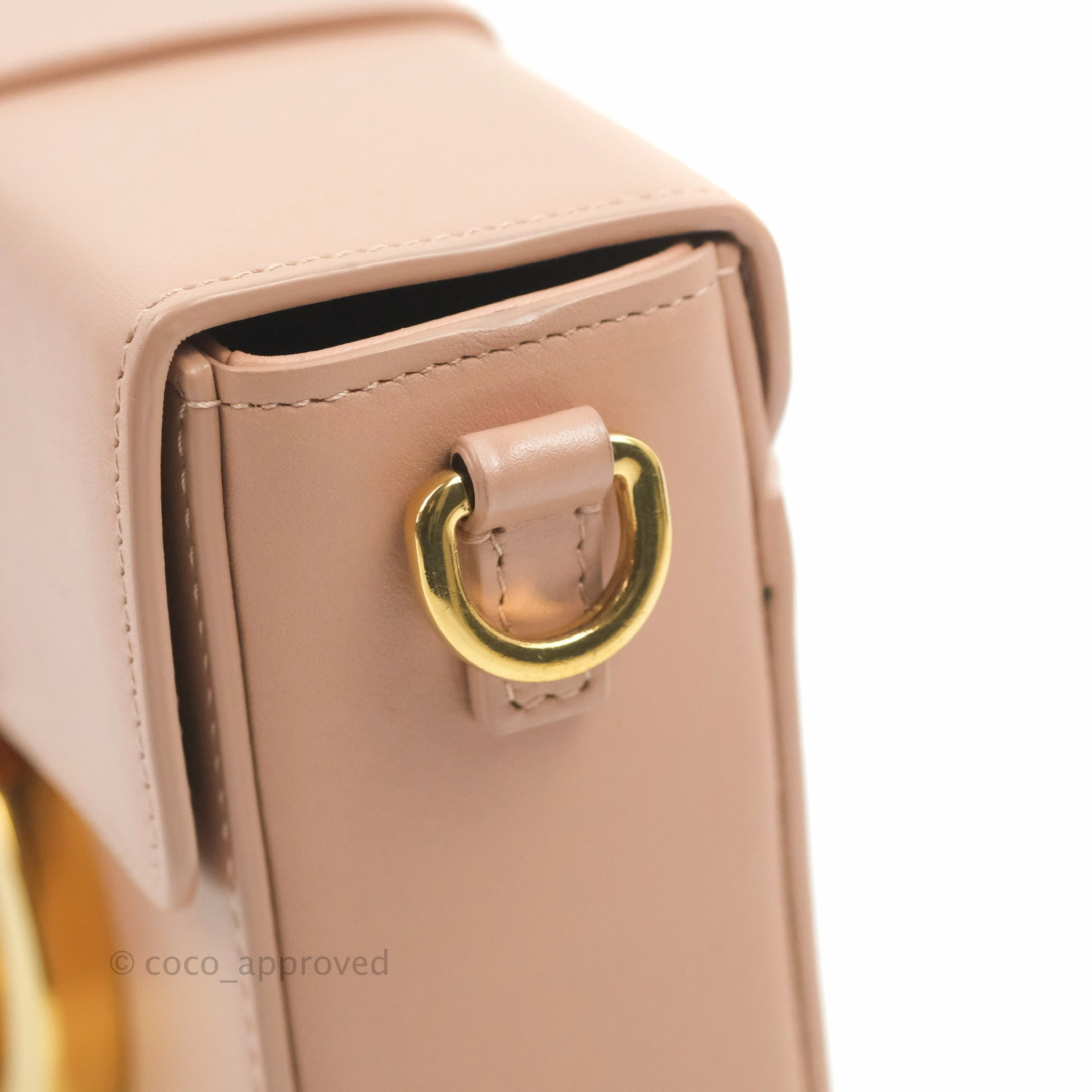 Christian Dior 30 Montaigne Box Bag Rose Des Vents Calfskin