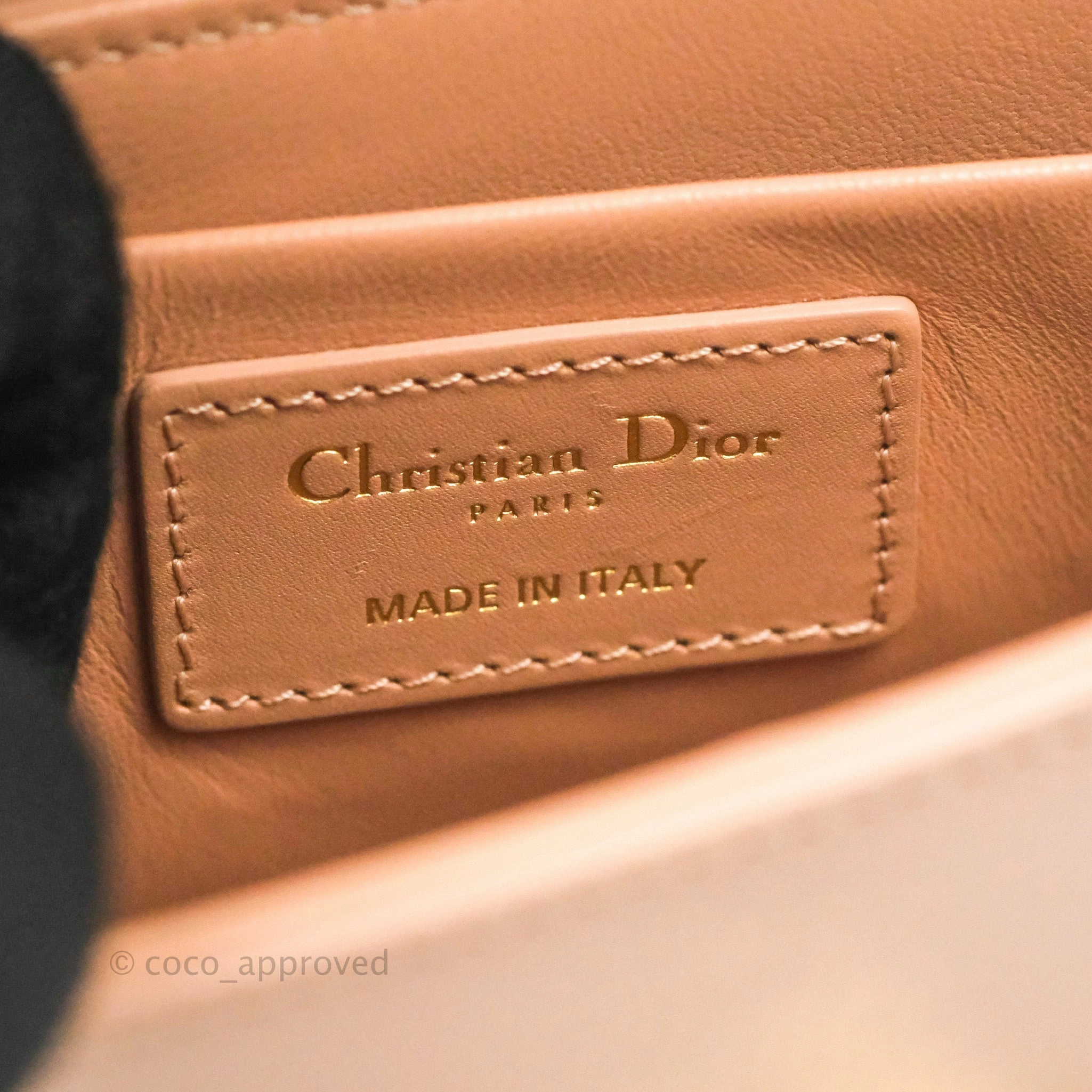 Christian Dior 30 Montaigne Box Bag Rose Des Vents Calfskin