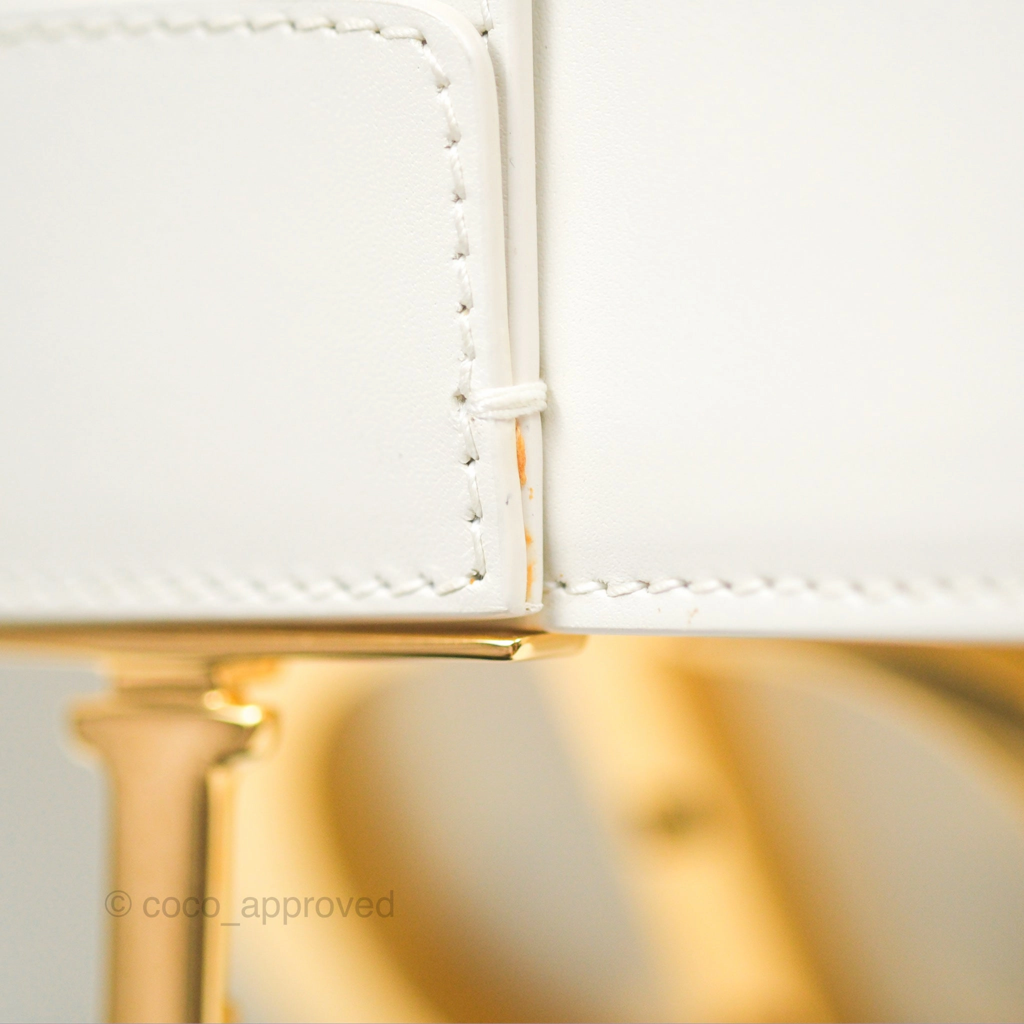 Christian Dior 30 Montaigne Box Bag White Calfskin
