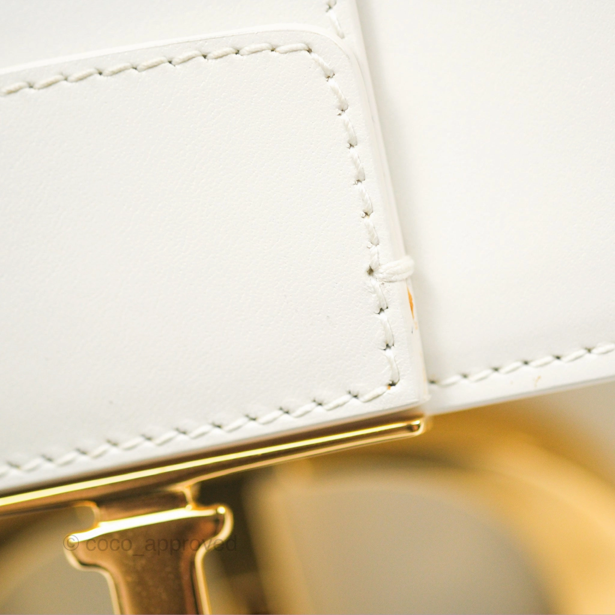 Christian Dior 30 Montaigne Box Bag White Calfskin
