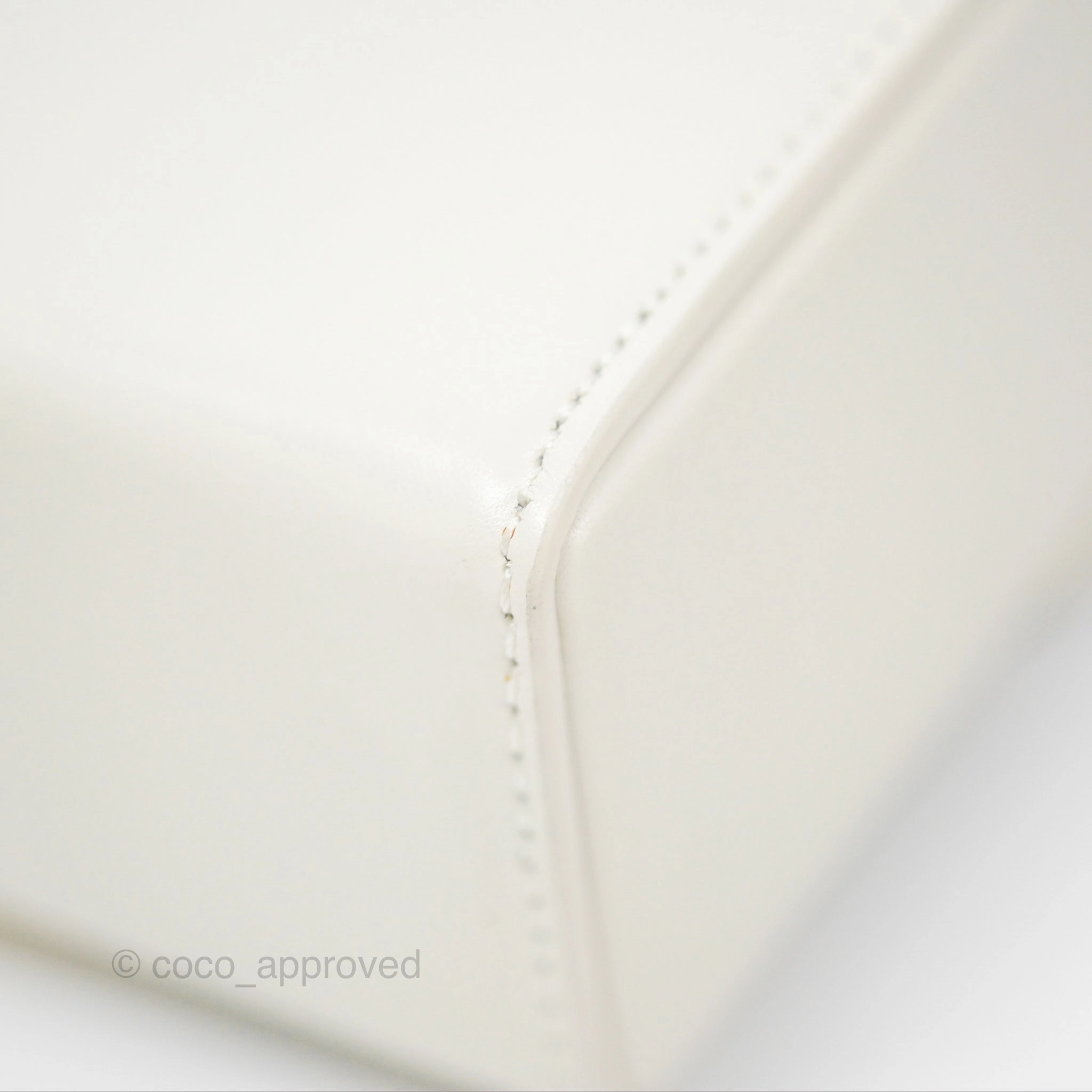 Christian Dior 30 Montaigne Box Bag White Calfskin
