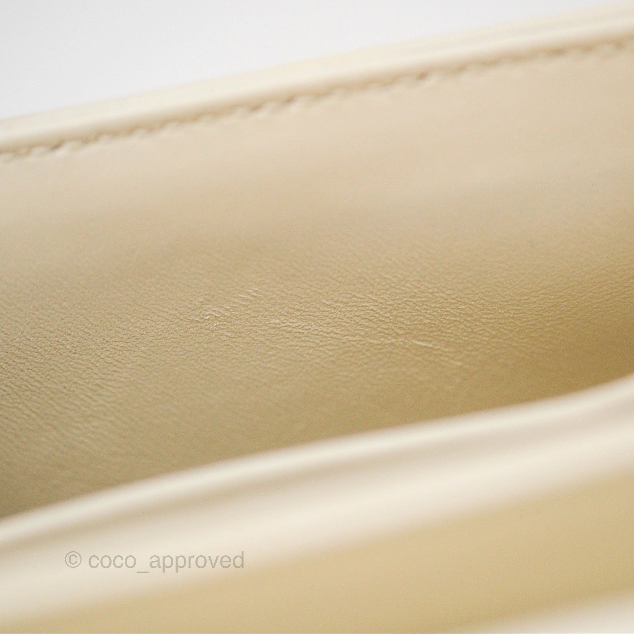 Christian Dior 30 Montaigne Box Bag White Calfskin