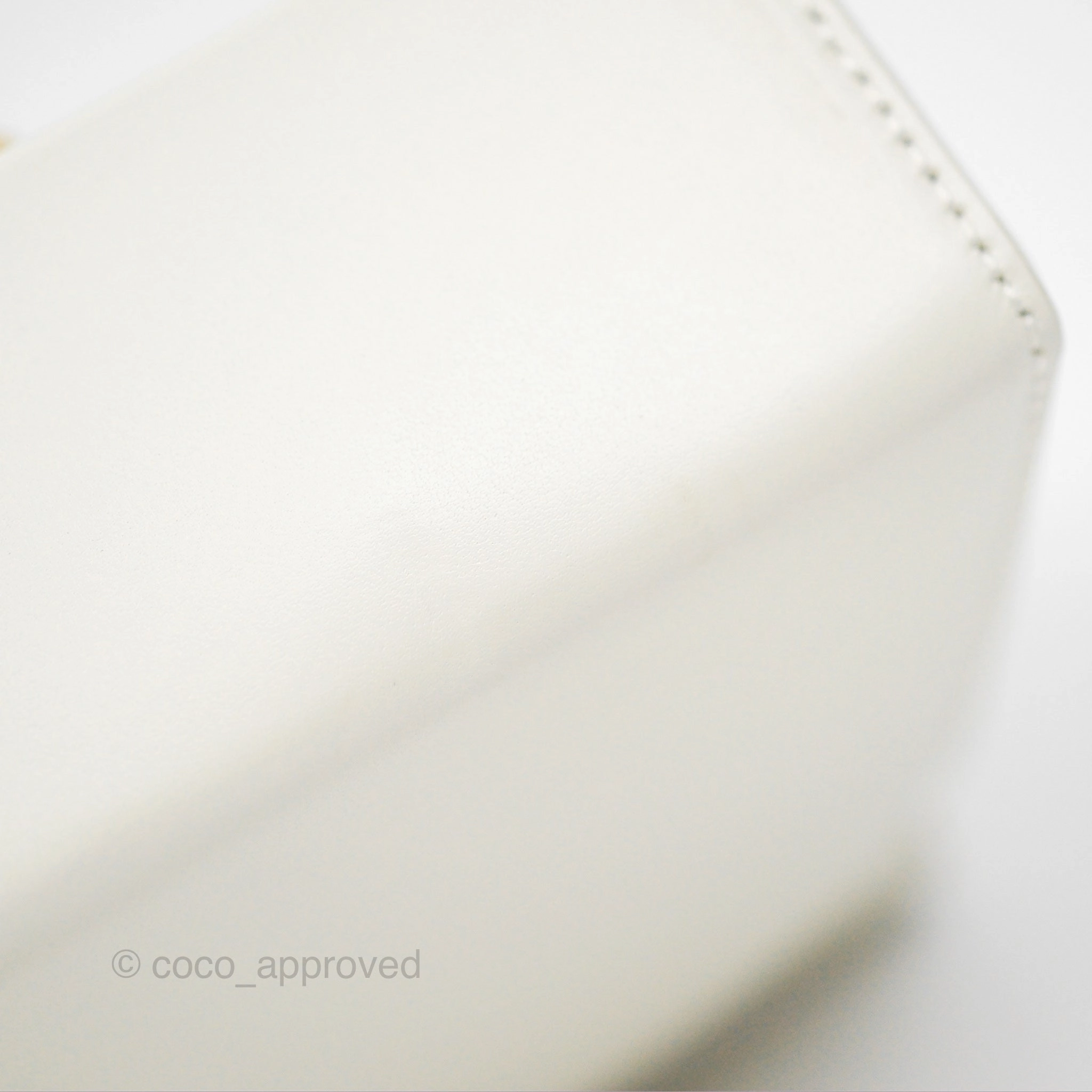 Christian Dior 30 Montaigne Box Bag White Calfskin