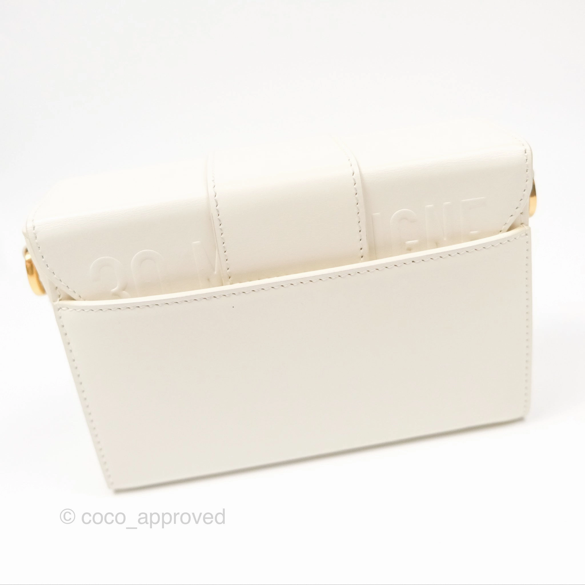 Christian Dior 30 Montaigne Box Bag White Calfskin