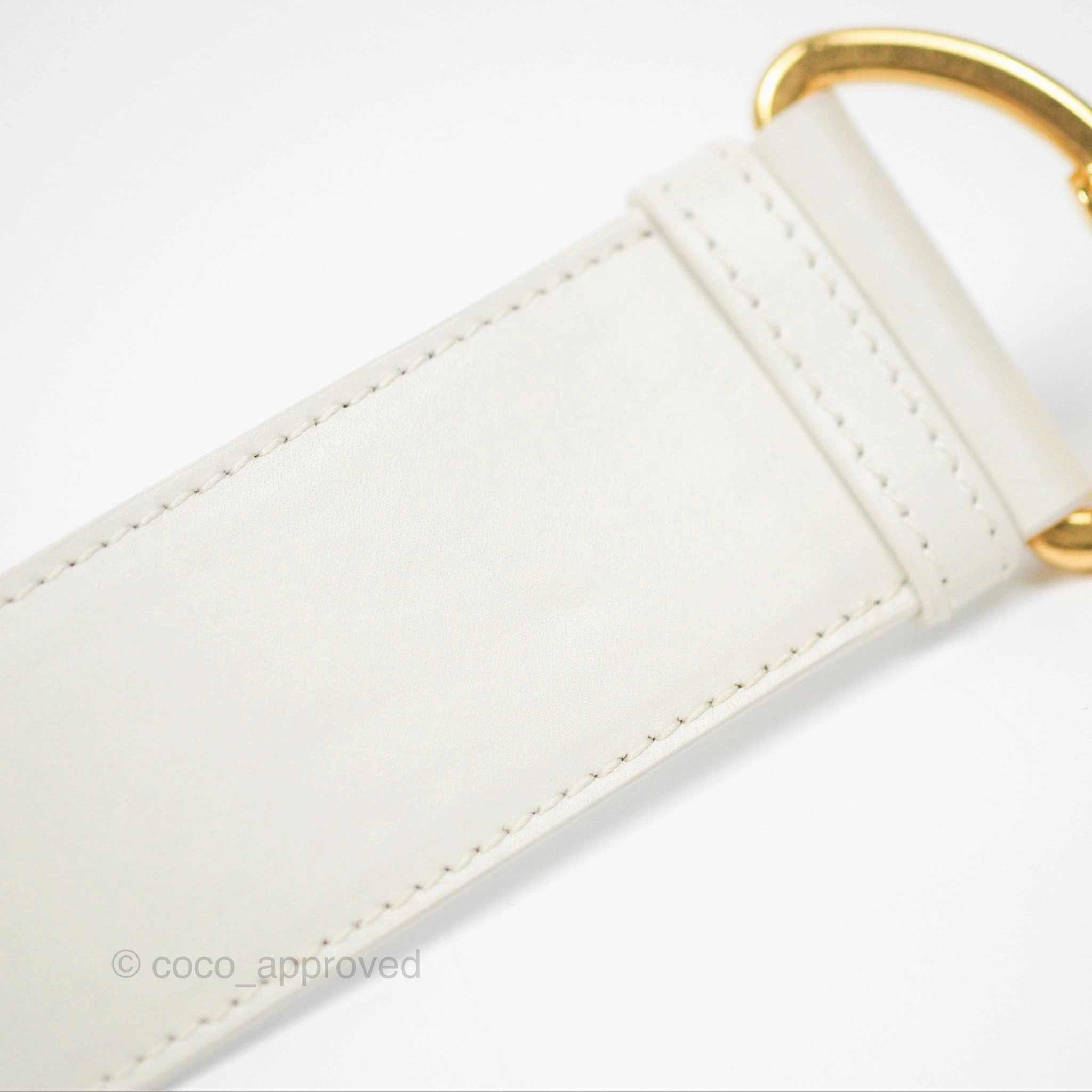 Christian Dior 30 Montaigne Box Bag White Calfskin