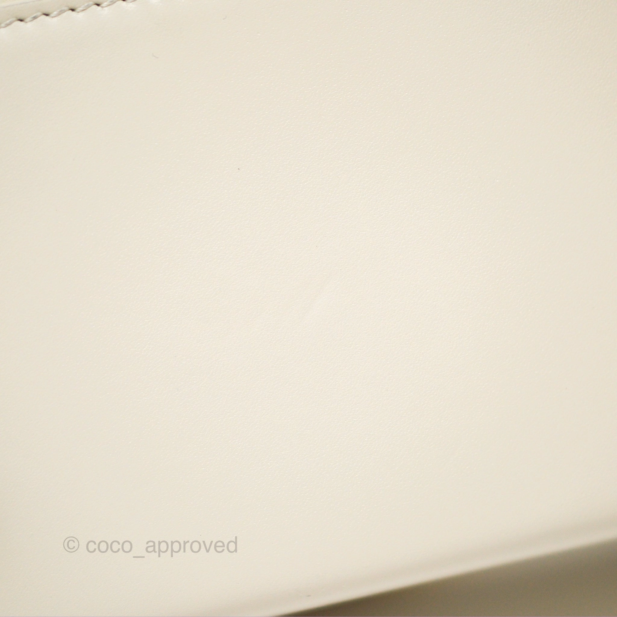 Christian Dior 30 Montaigne Box Bag White Calfskin